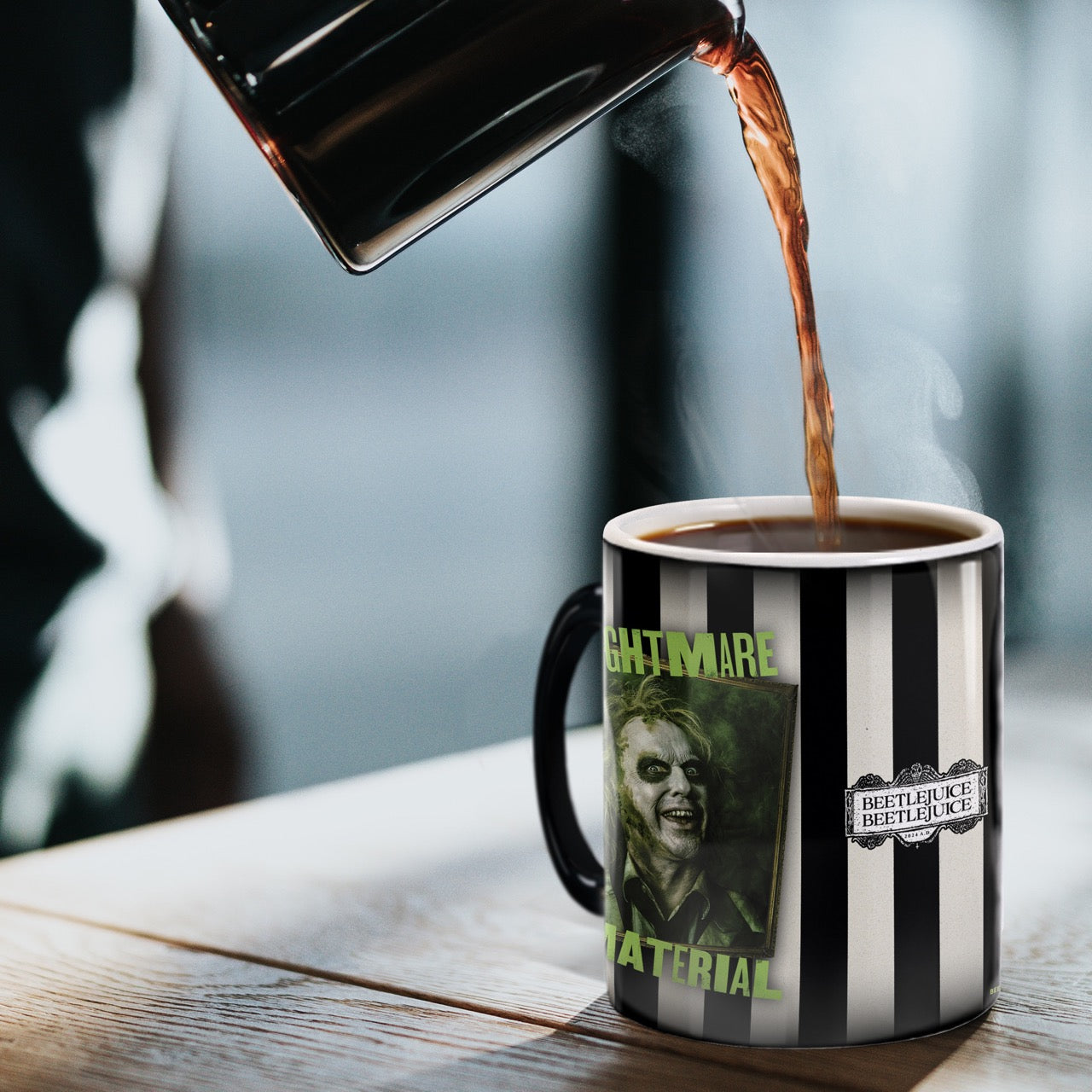 Beetlejuice Beetlejuice (Nightmare Material) Morphing Mugs® Heat-Sensitive Mug MMUG1672