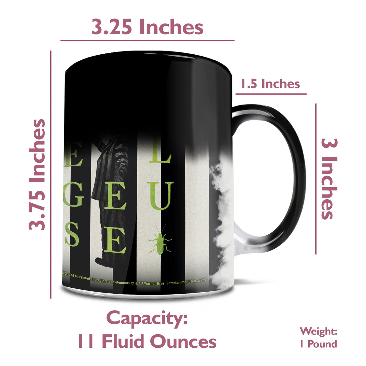 Beetlejuice Beetlejuice (Nightmare Material) Morphing Mugs® Heat-Sensitive Mug MMUG1672