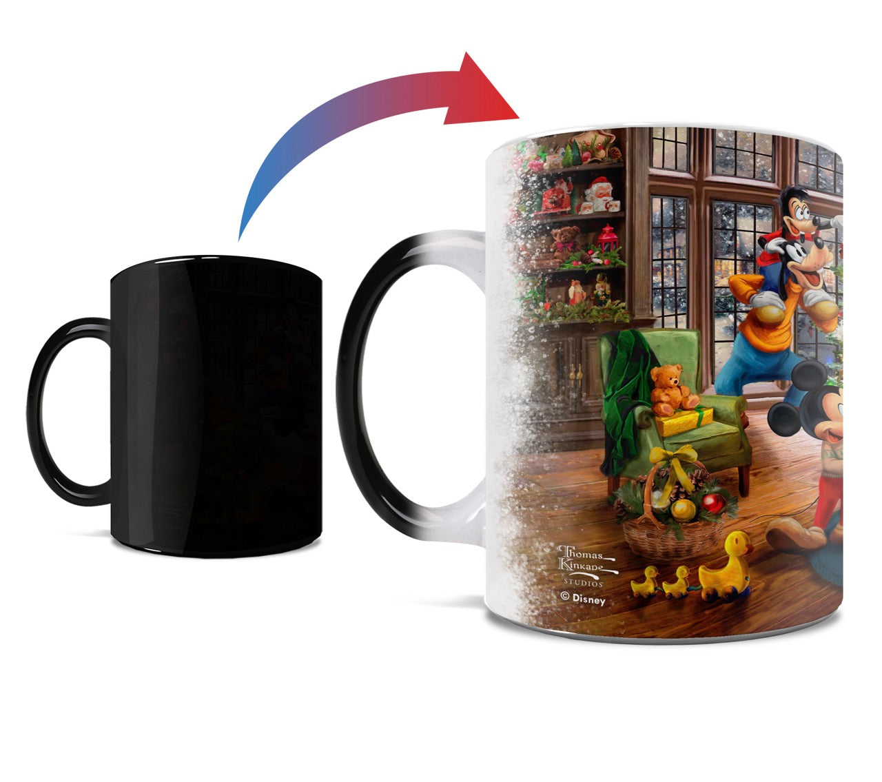 Disney (Mickey and Minnie Trimming the Tree) Morphing Mugs®  Heat-Sensitive Mug MMUG1676