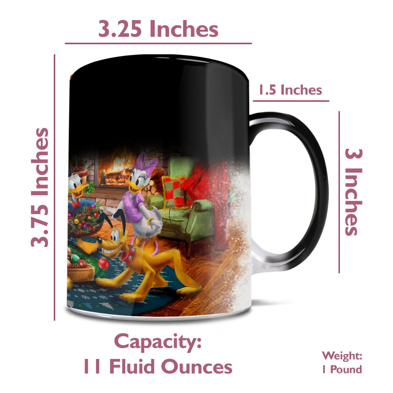 Disney (Mickey and Minnie Trimming the Tree) Morphing Mugs®  Heat-Sensitive Mug MMUG1676