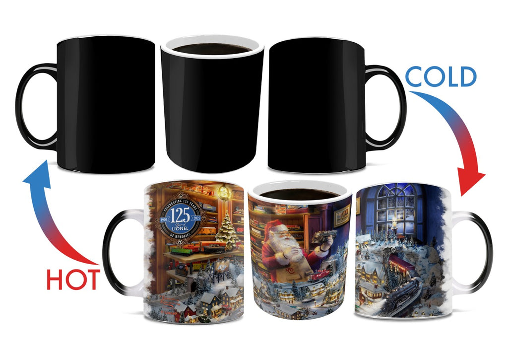 Thomas Kinkade (Lionel - Santa's Final Touch, A Lionel Legacy) Morphing Mugs®  Heat-Sensitive Mug MMUG1686