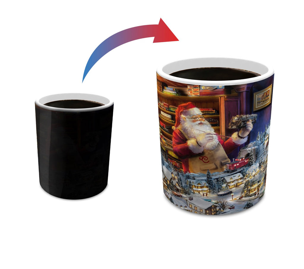 Thomas Kinkade (Lionel - Santa's Final Touch, A Lionel Legacy) Morphing Mugs®  Heat-Sensitive Mug MMUG1686