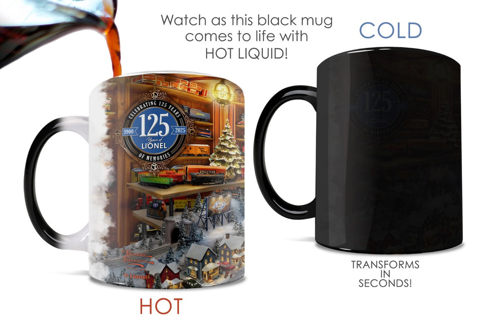 Thomas Kinkade (Lionel - Santa's Final Touch, A Lionel Legacy) Morphing Mugs®  Heat-Sensitive Mug MMUG1686