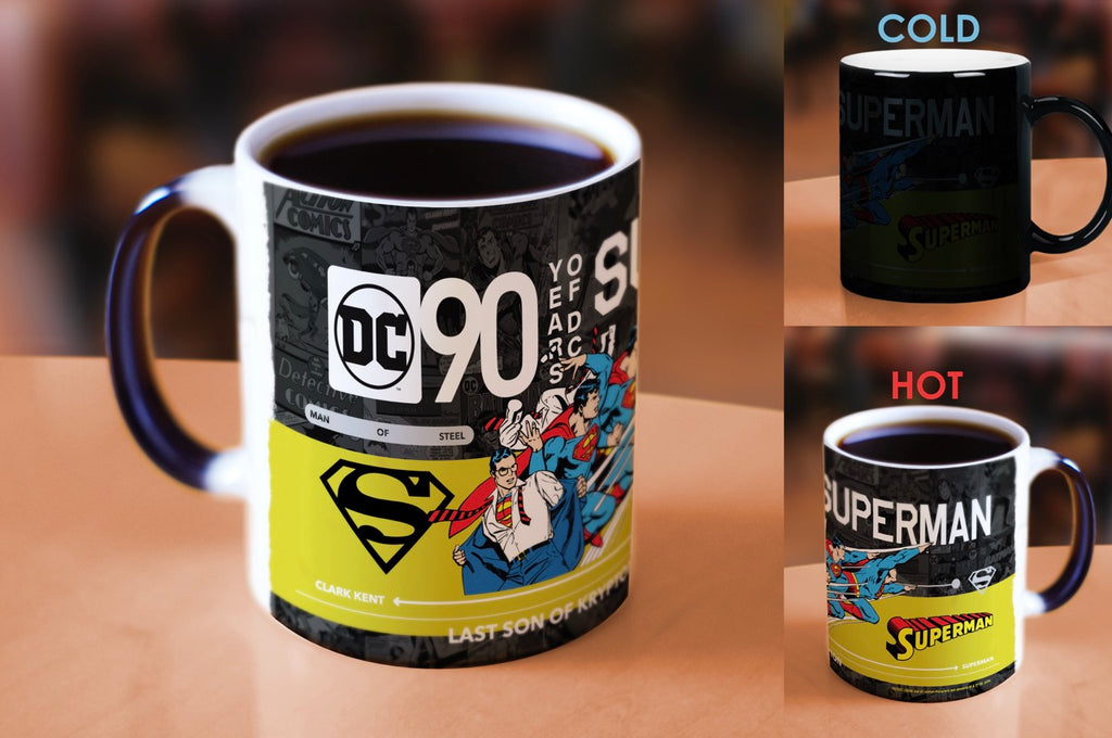 Justice League (DC 90th - Superman) Morphing Mugs®  Heat-Sensitive Mug MMUG1704