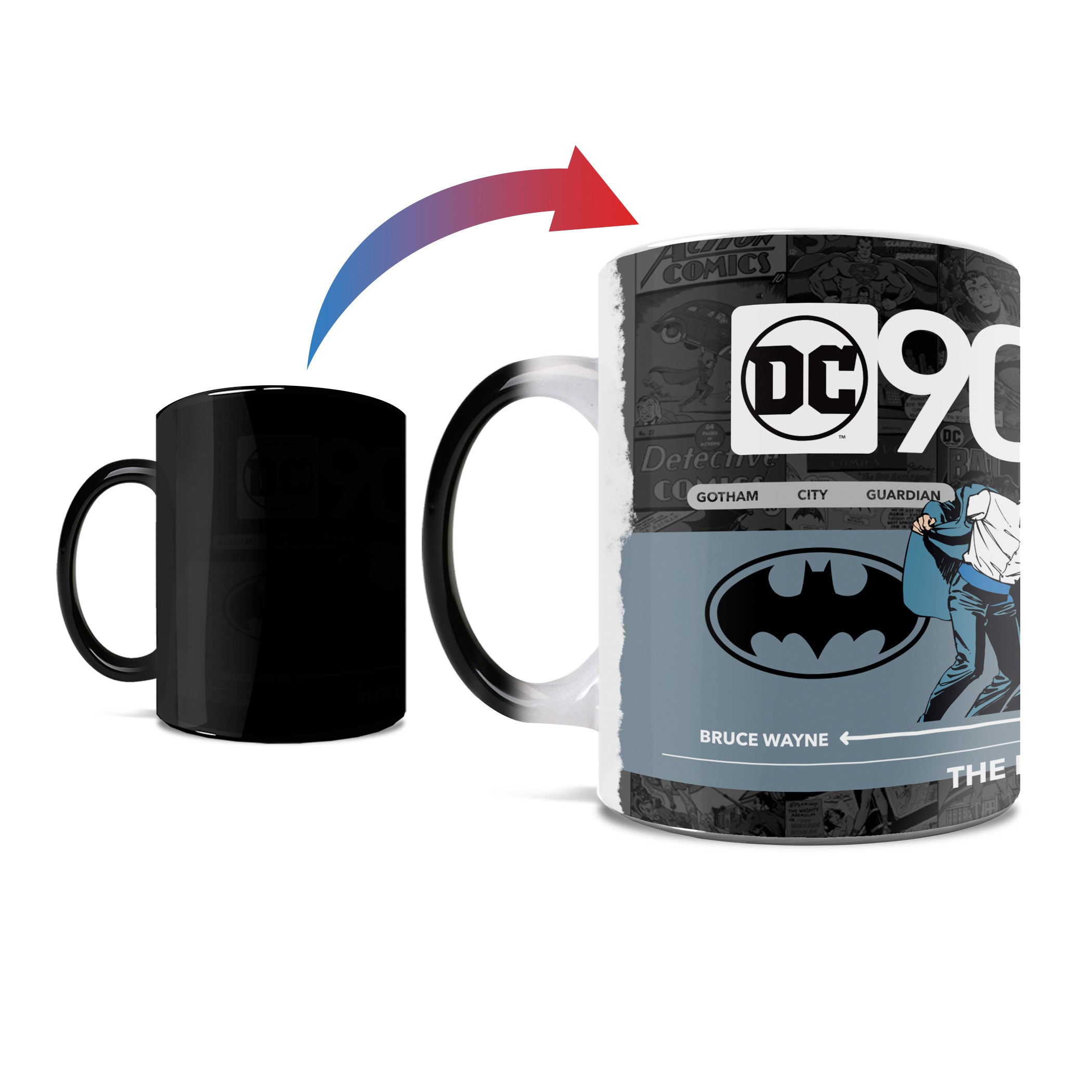 Justice League (DC 90th - Batman) Morphing Mugs®  Heat-Sensitive Mug MMUG1706