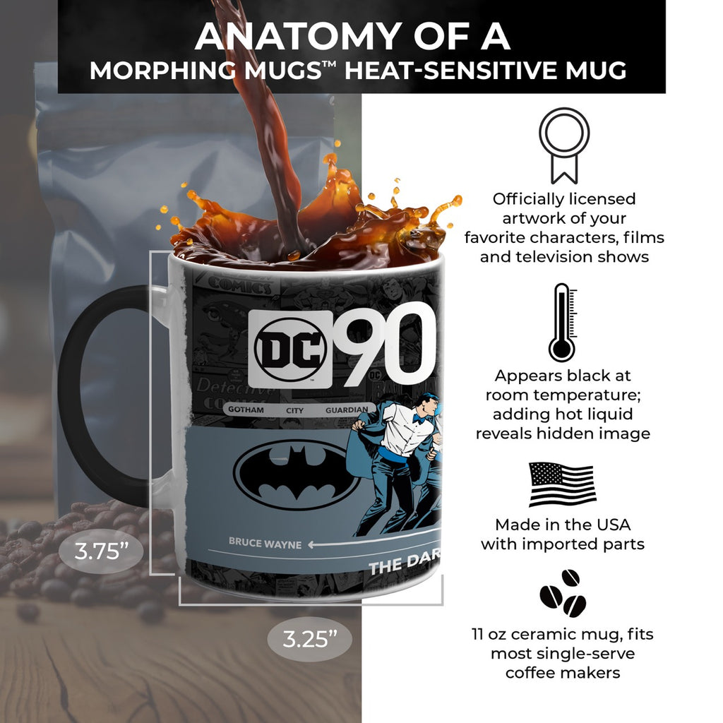 Justice League (DC 90th - Batman) Morphing Mugs®  Heat-Sensitive Mug MMUG1706