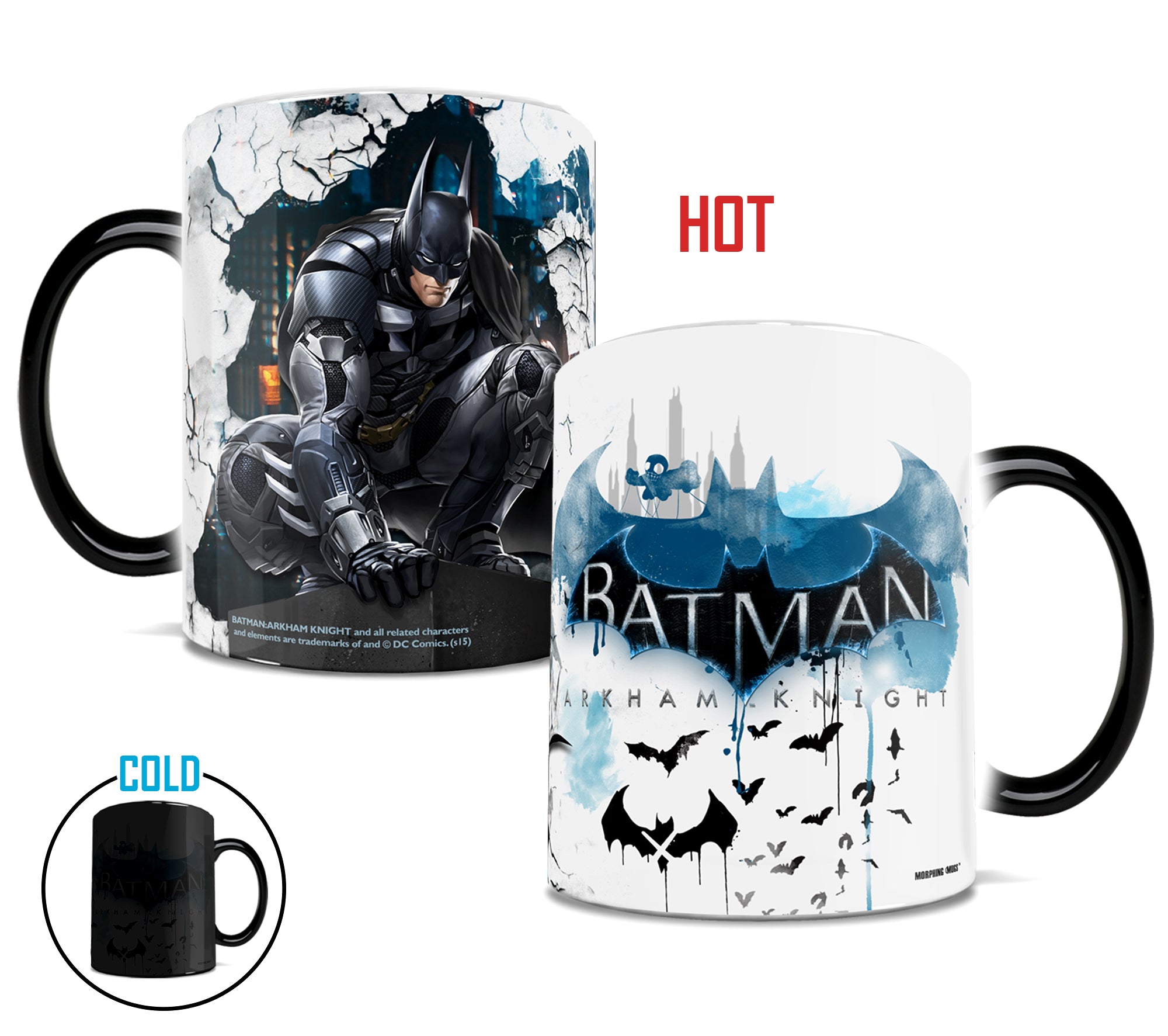 DC Comics (Batman: Arkham Knight - Batman) Morphing Mugs® Heat-Sensitive Mug MMUG170