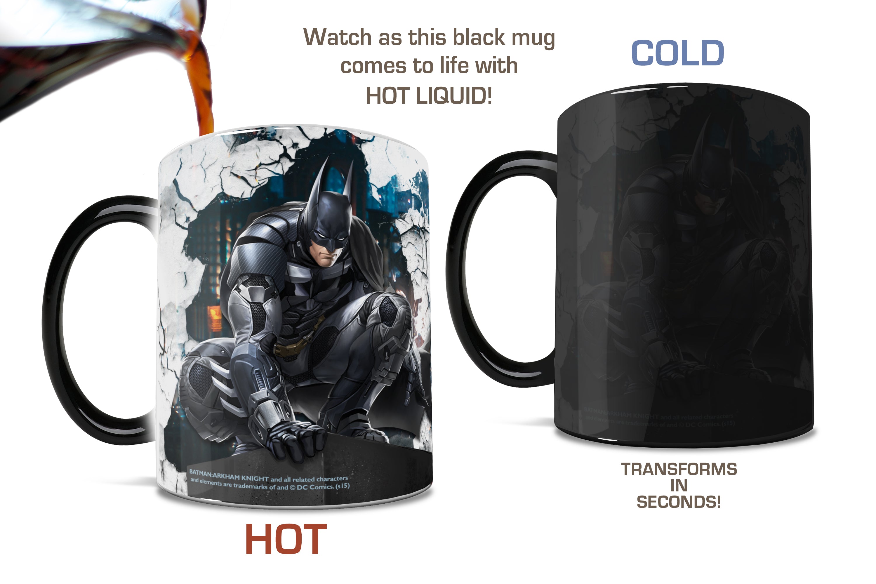 DC Comics (Batman: Arkham Knight - Batman) Morphing Mugs® Heat-Sensitive Mug MMUG170