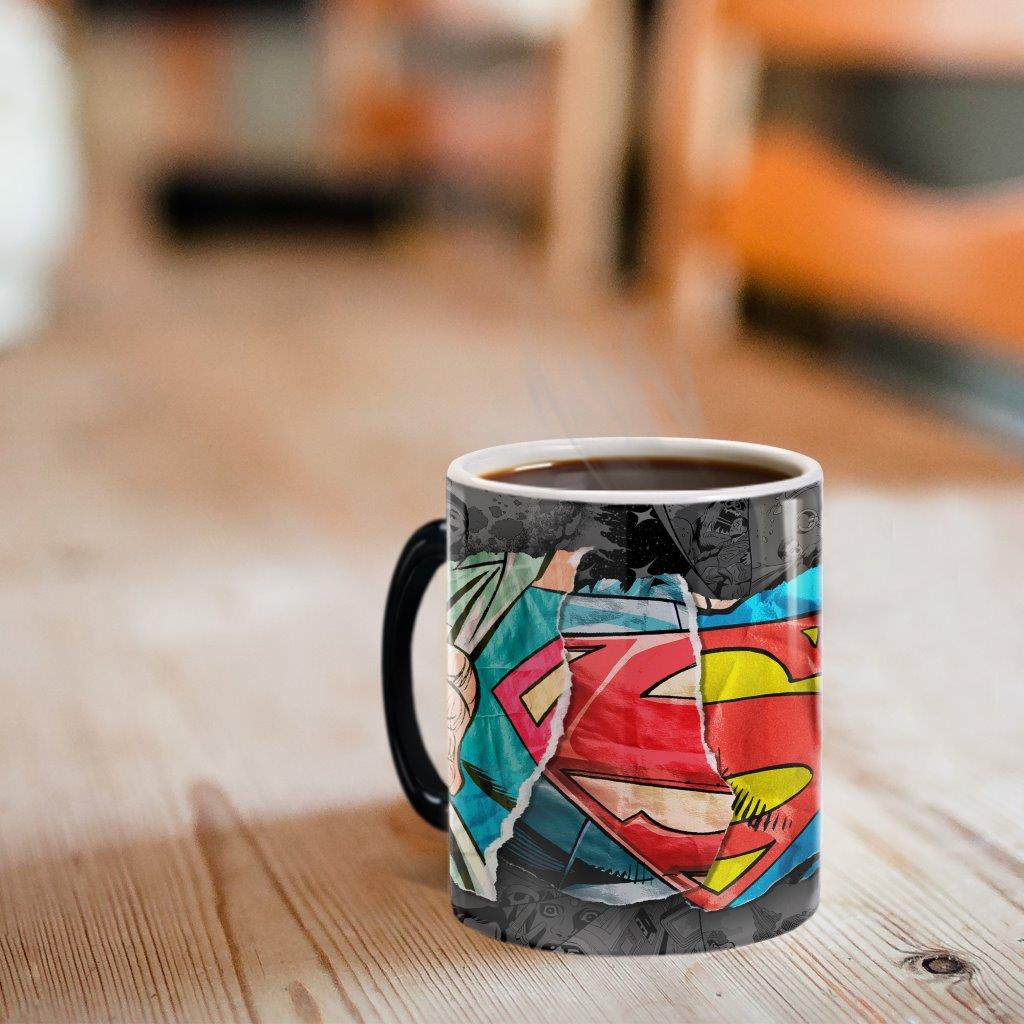 Superman (Ripped Paper) Morphing Mugs® Heat-Sensitive Mug MMUG1711