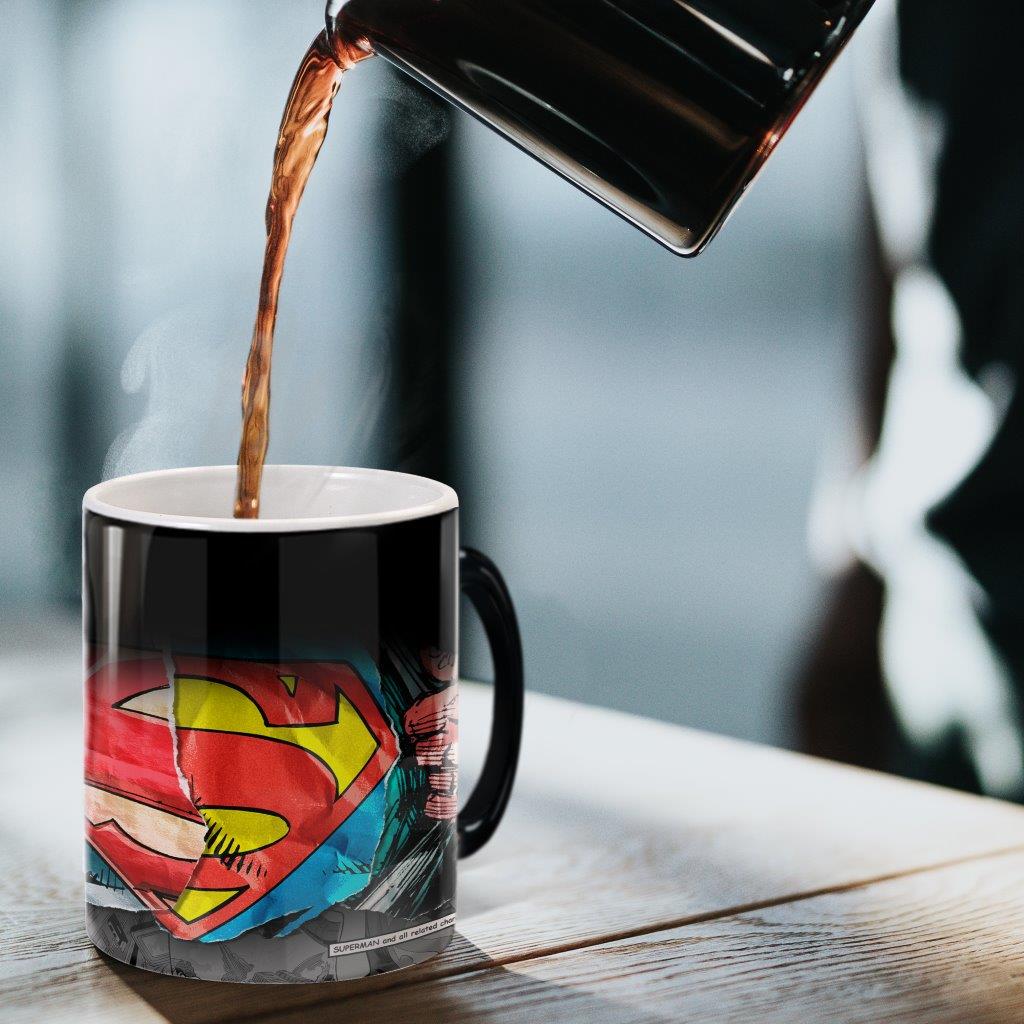 Superman (Ripped Paper) Morphing Mugs® Heat-Sensitive Mug MMUG1711