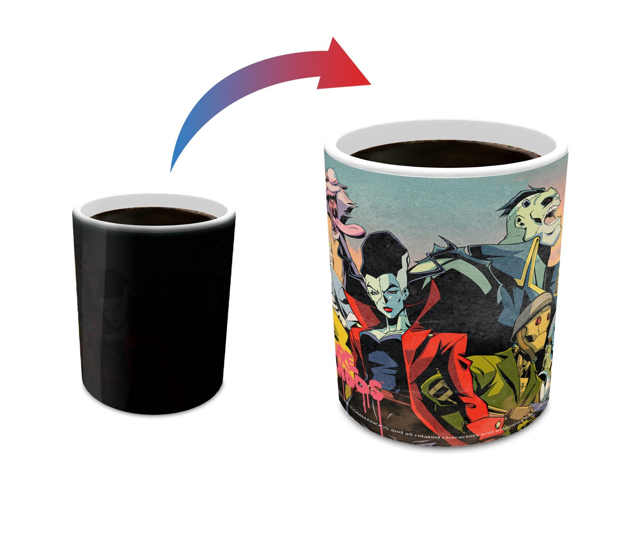 Creature Commandos (Key Art) Morphing Mugs® Heat-Sensitive Mug MMUG1726