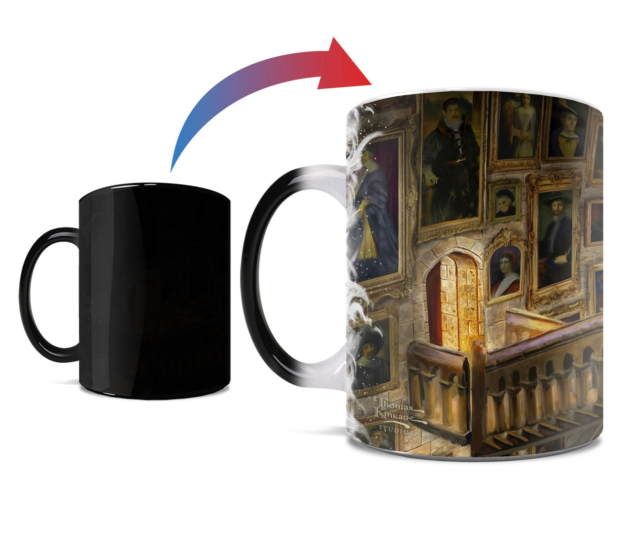 Harry Potter Thomas Kinkade Studios (Hogwarts Grand Staircase) Morphing Mugs® Heat-Sensitive Mug MMUG1732