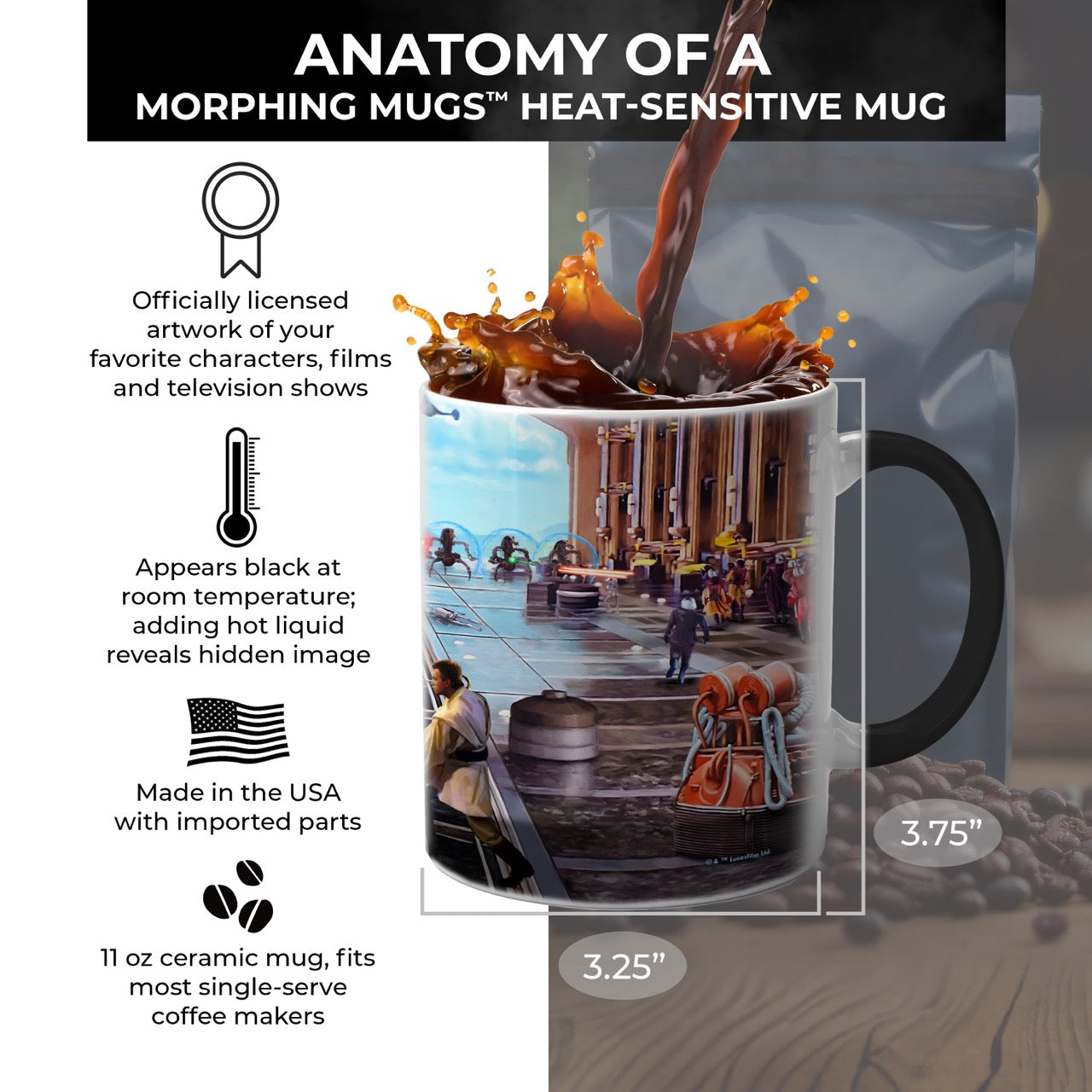 Star Wars (Liberation of Naboo) Morphing Mugs®  Heat-Sensitive Mug MMUG1734