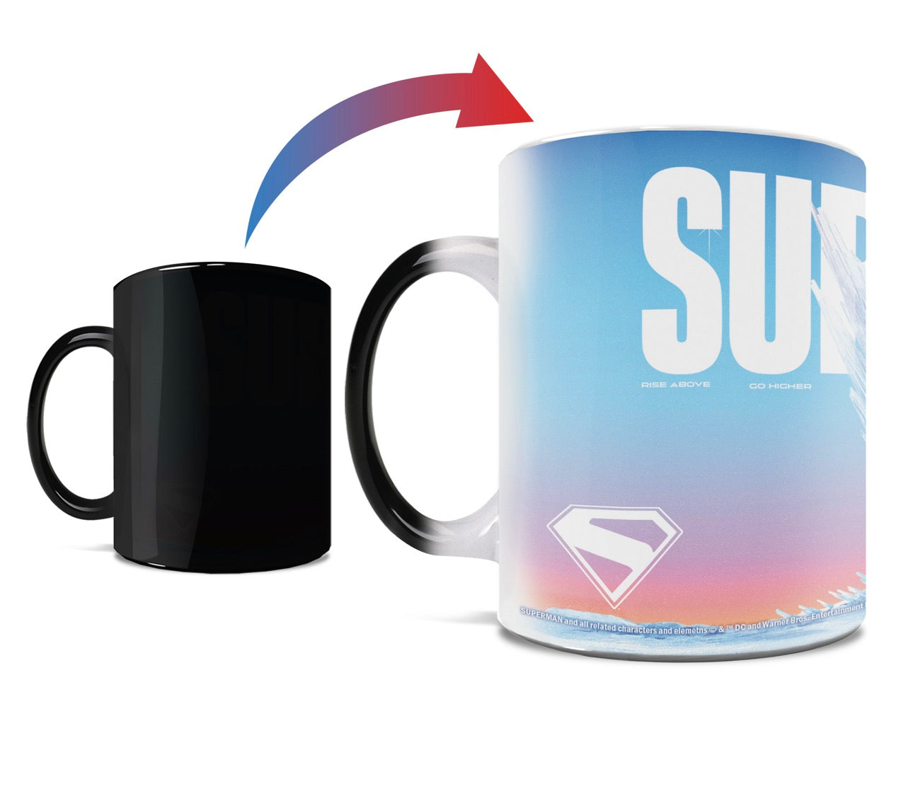Superman (2025) (Fortress of Solitude Sunrise) Morphing Mugs® Heat-Sensitive Mug MMUG1735