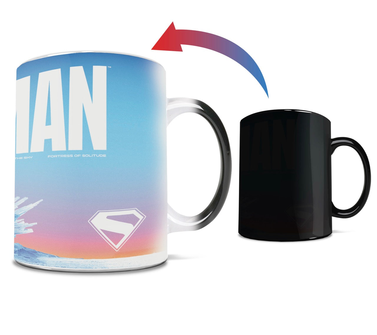 Superman (2025) (Fortress of Solitude Sunrise) Morphing Mugs® Heat-Sensitive Mug MMUG1735