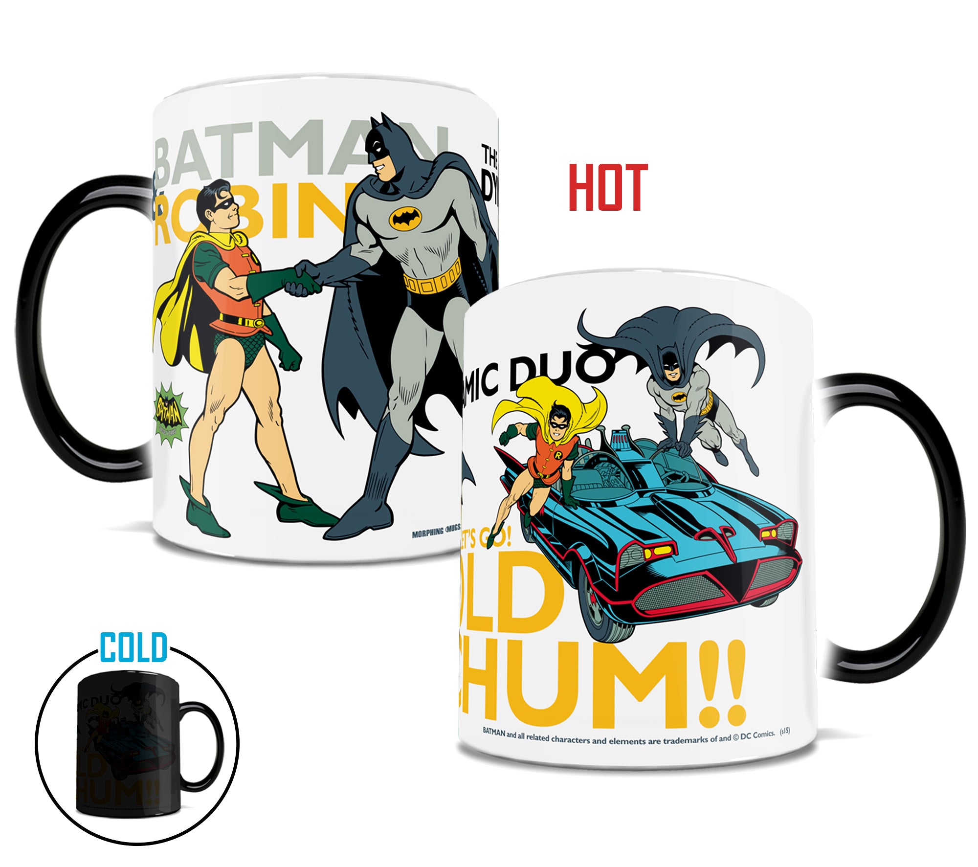 DC Comics (Batman: Classic TV Series - Dynamic Duo) Morphing Mugs® Heat-Sensitive Mug MMUG173