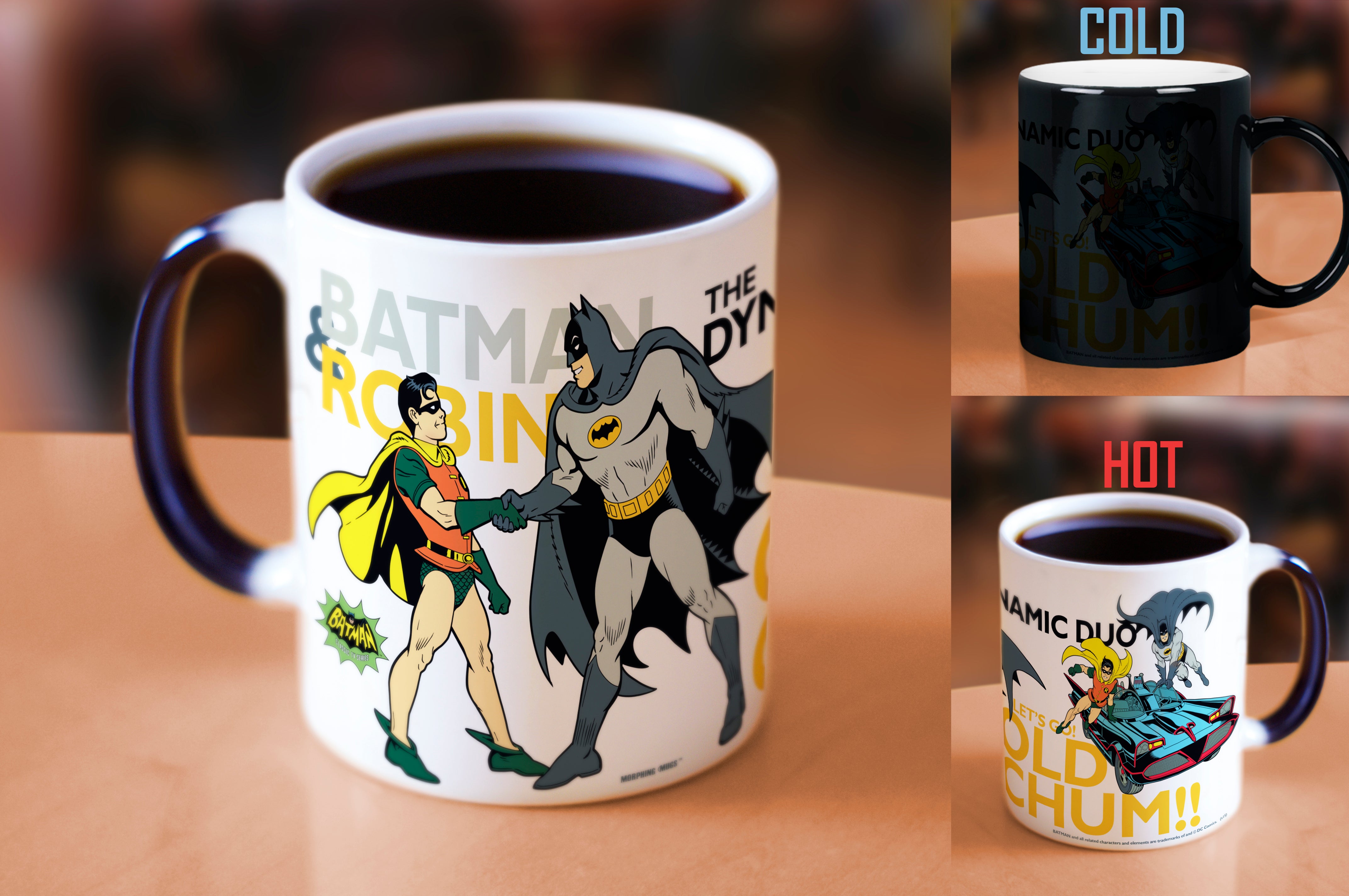 DC Comics (Batman: Classic TV Series - Dynamic Duo) Morphing Mugs® Heat-Sensitive Mug MMUG173