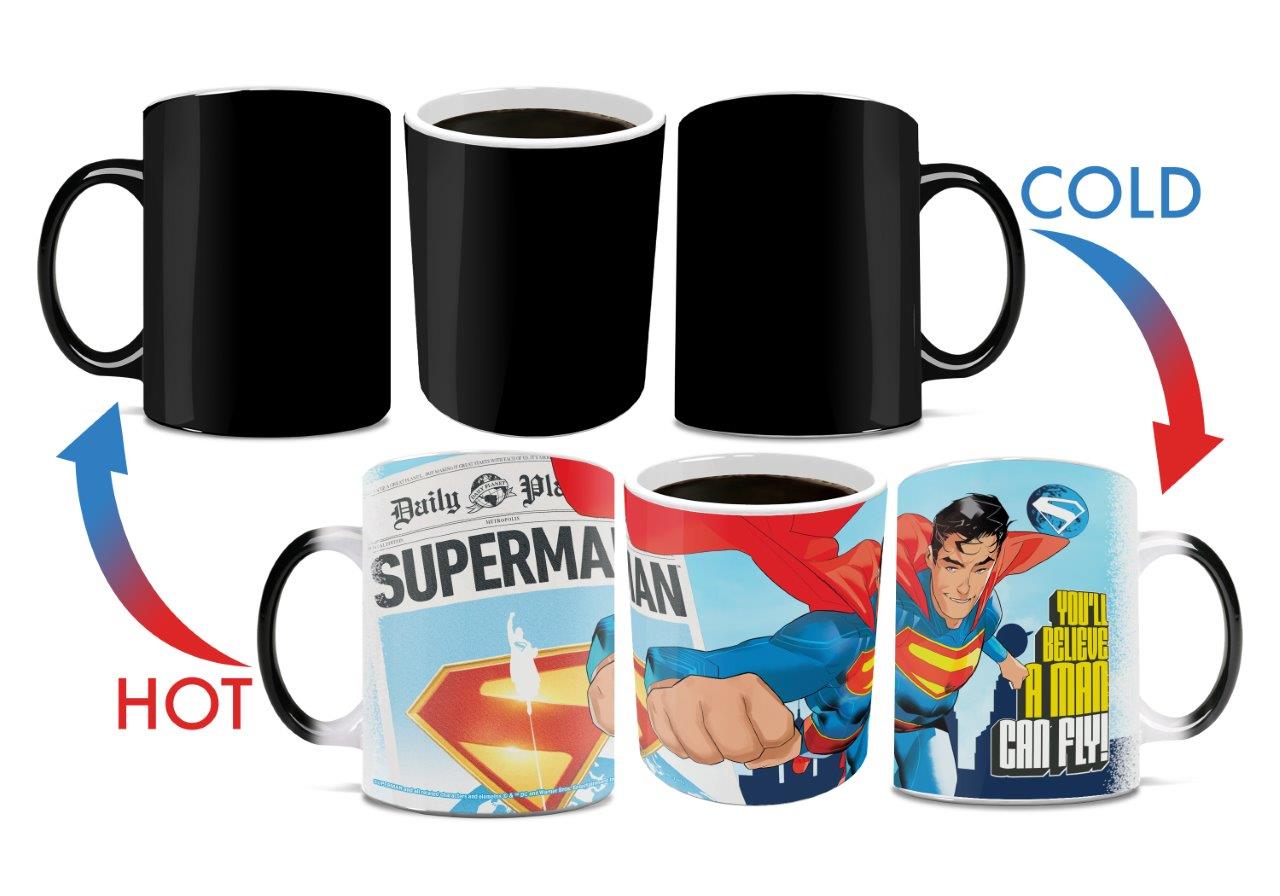 Superman (2025) (A Man Can Fly) Morphing Mugs® Heat-Sensitive Mug MMUG1742