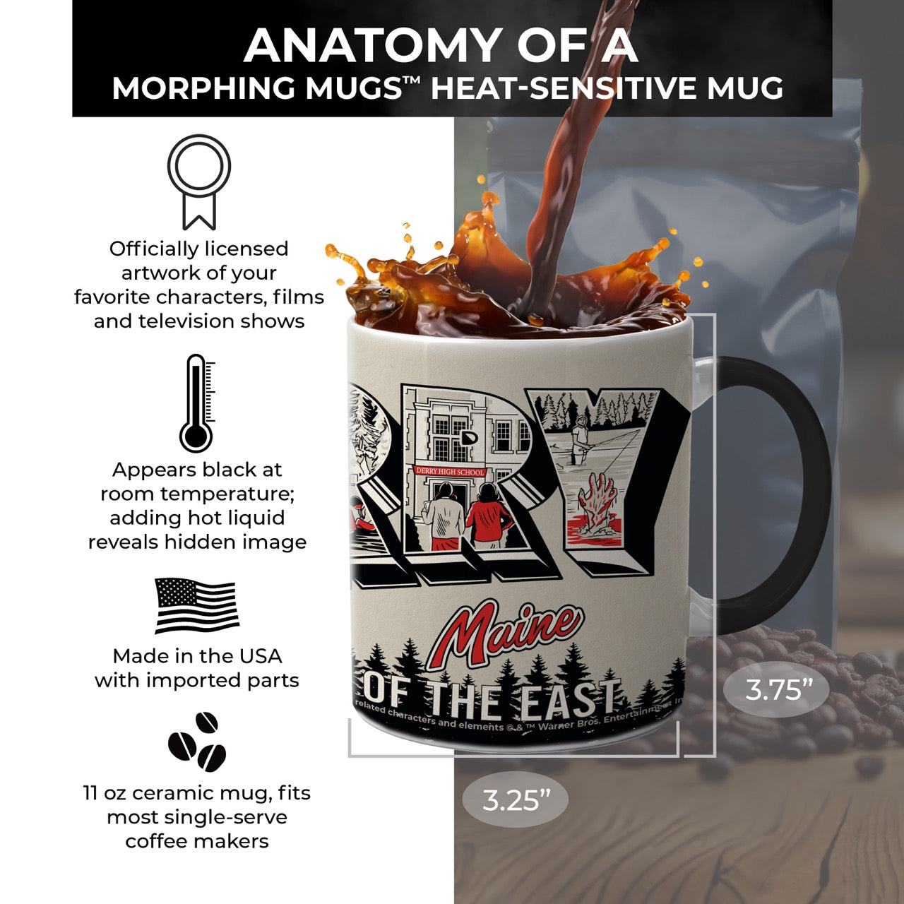 Welcome To Derry (Forestry Capital) Morphing Mugs® Heat-Sensitive Mug MMUG1744