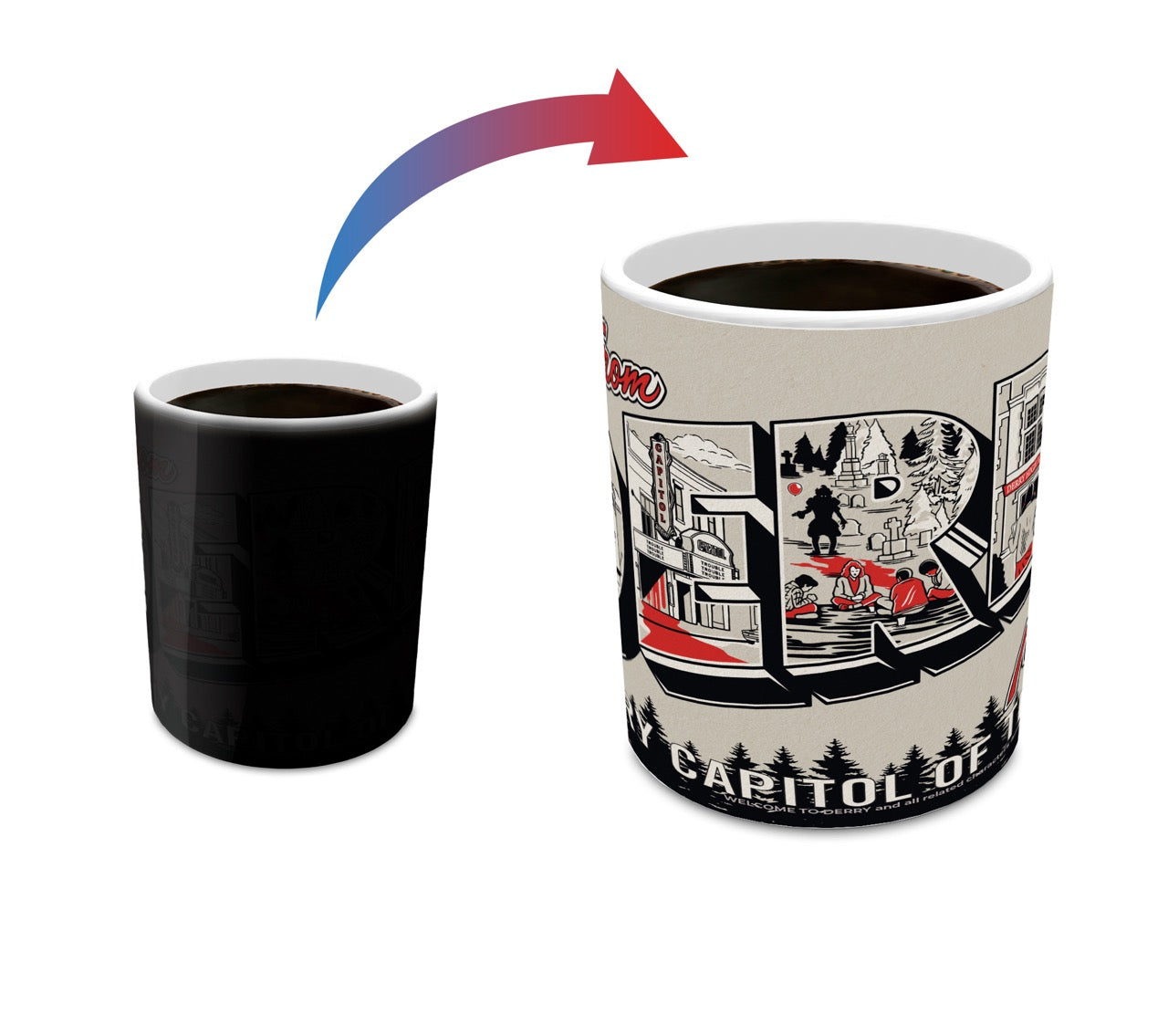 Welcome To Derry (Forestry Capital) Morphing Mugs® Heat-Sensitive Mug MMUG1744