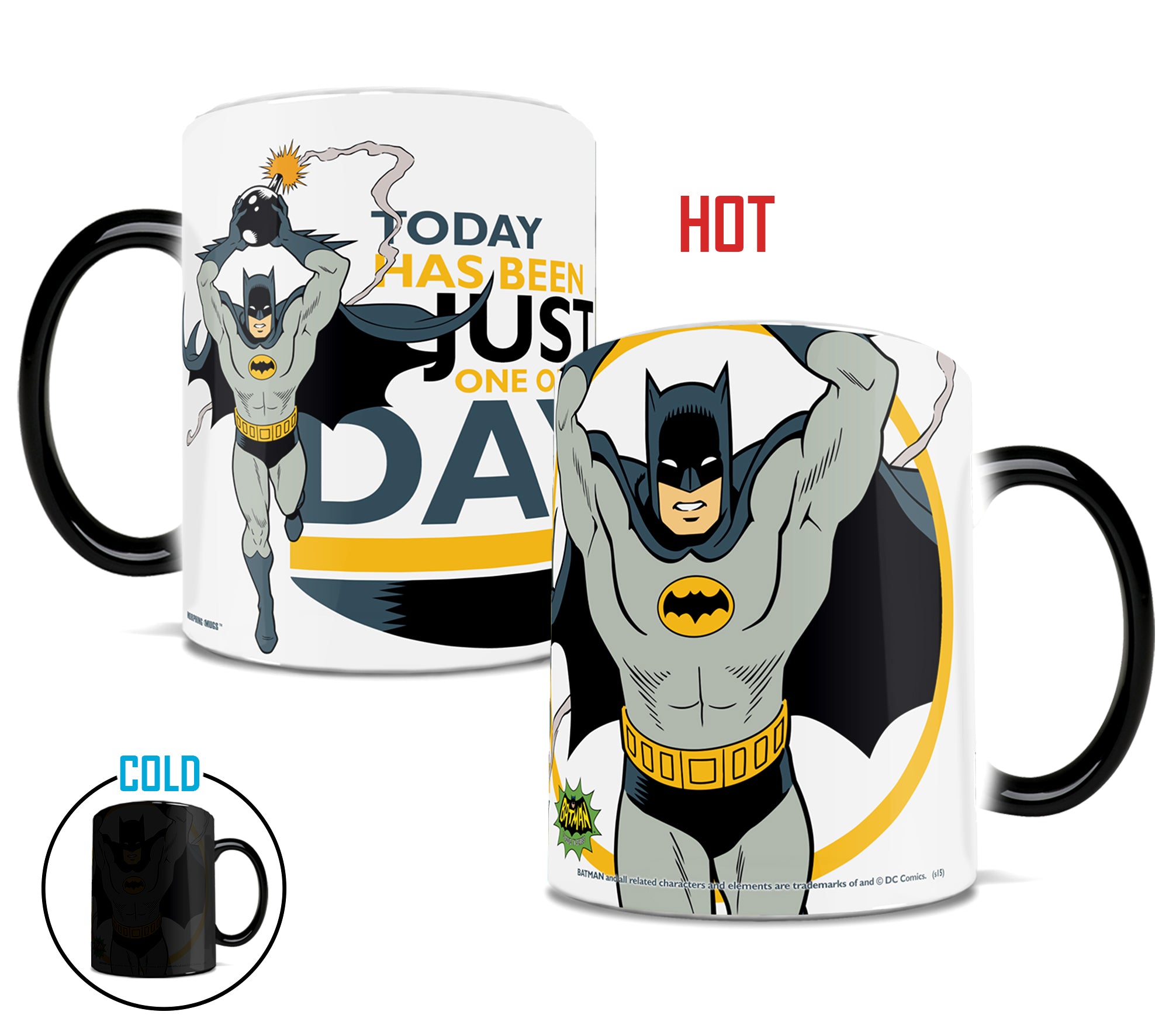 DC Comics (Batman: Classic TV Series - One of Those Days) Morphing Mugs® Heat-Sensitive Mug MMUG174