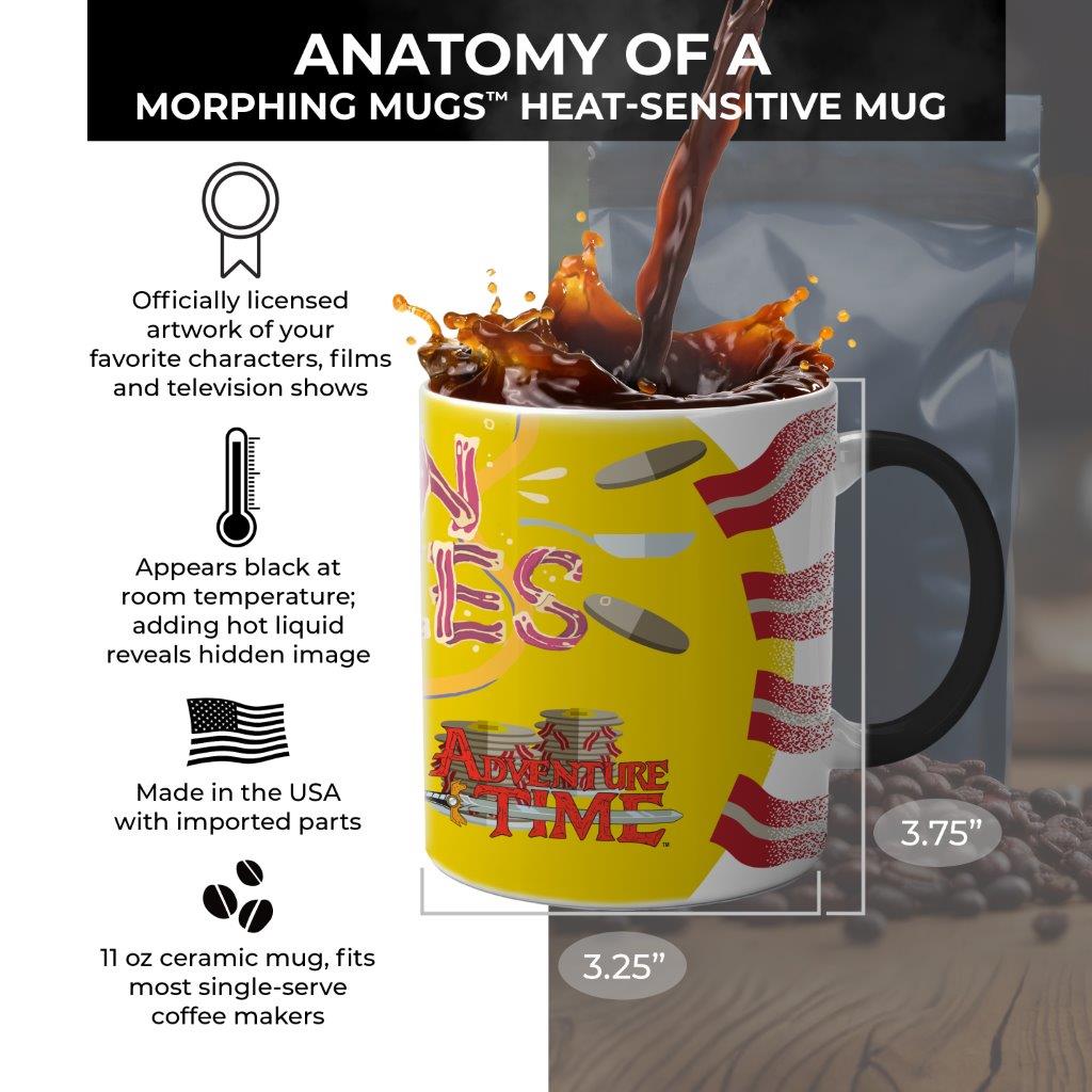 Adventure Time (Bacon Pancake) Morphing Mugs® Heat-Sensitive Mug MMUG1753