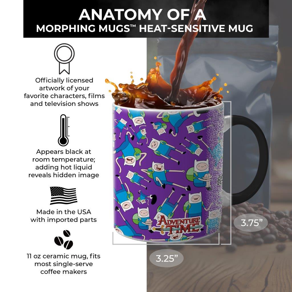 Adventure Time (Finn the Human) Morphing Mugs® Heat-Sensitive Mug MMUG1756