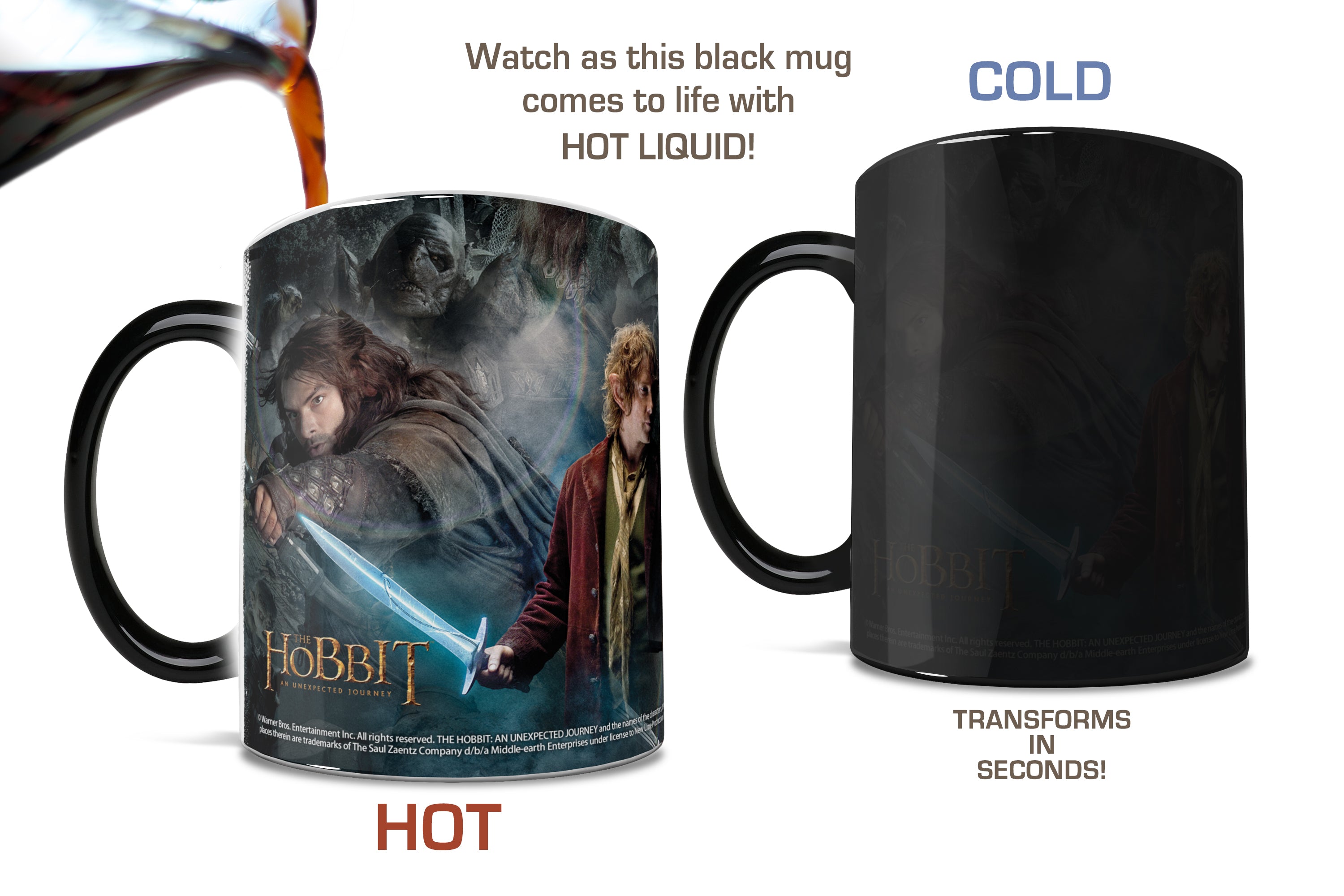 The Hobbit: An Unexpected Journey (Fight) Morphing Mugs® Heat-Sensitive Mug MMUG175