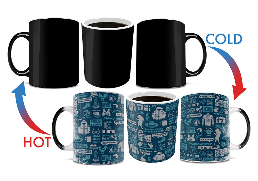 Seinfeld (Quote Collage) Morphing Mugs® Heat-Sensitive Mug MMUG1763