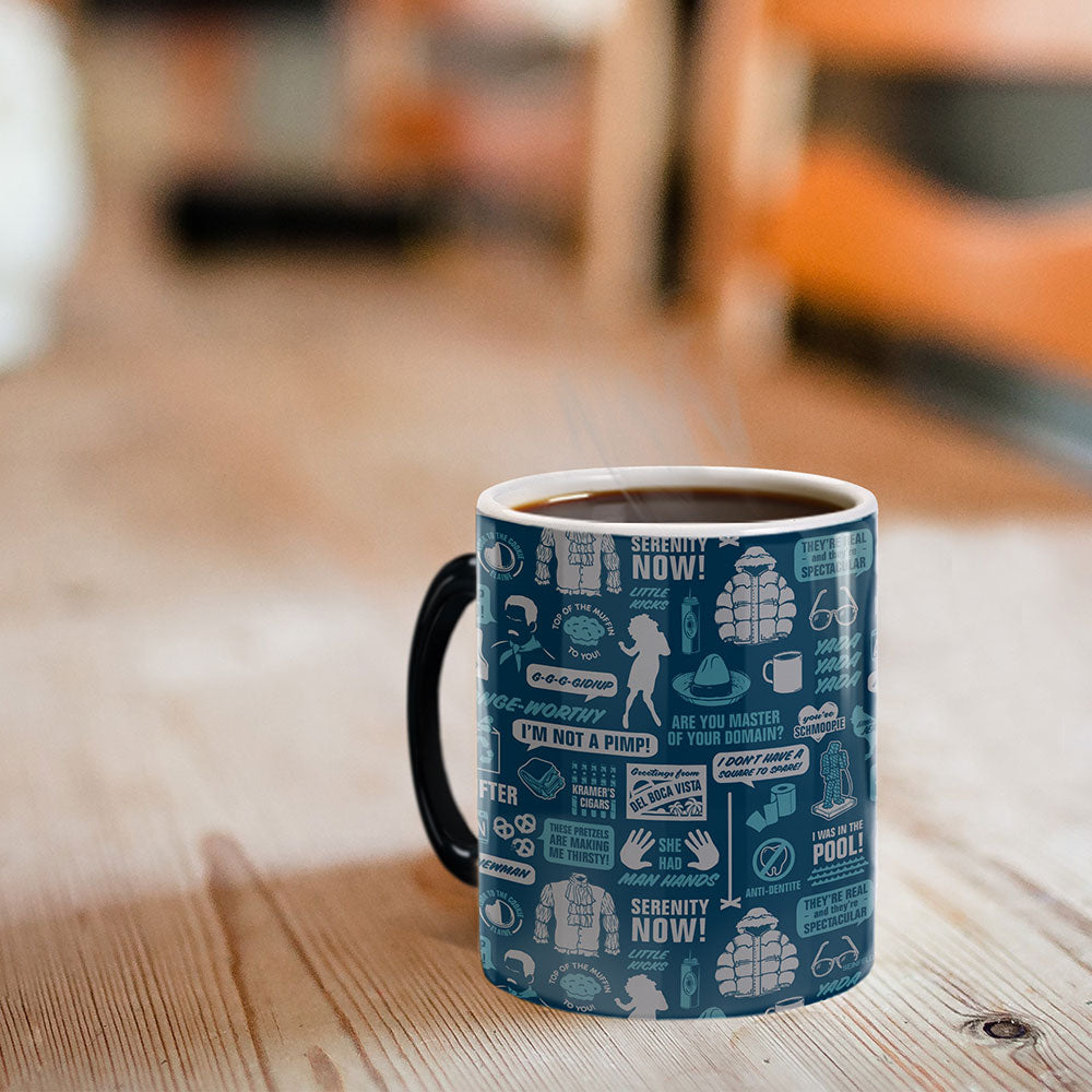 Seinfeld (Quote Collage) Morphing Mugs® Heat-Sensitive Mug MMUG1763