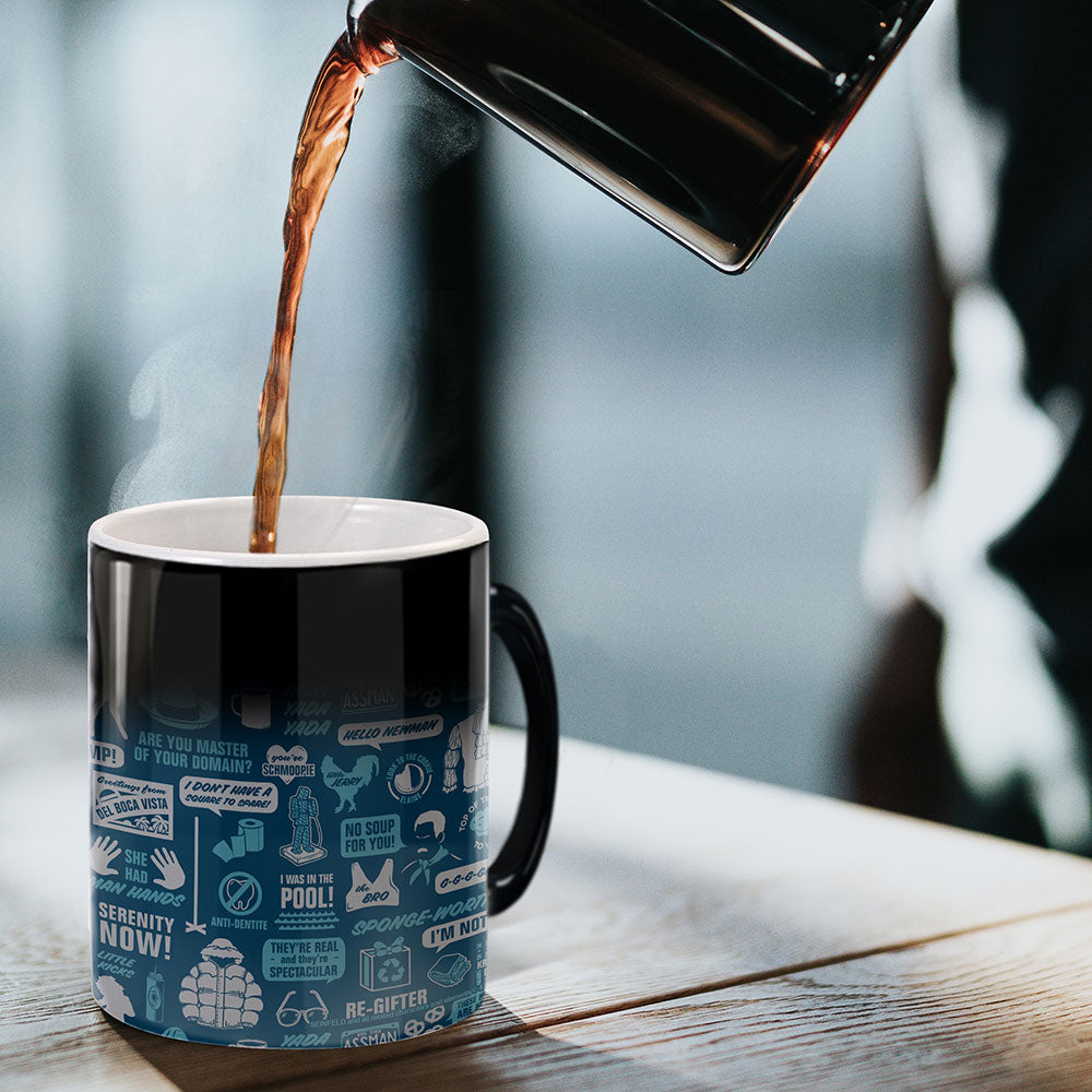 Seinfeld (Quote Collage) Morphing Mugs® Heat-Sensitive Mug MMUG1763