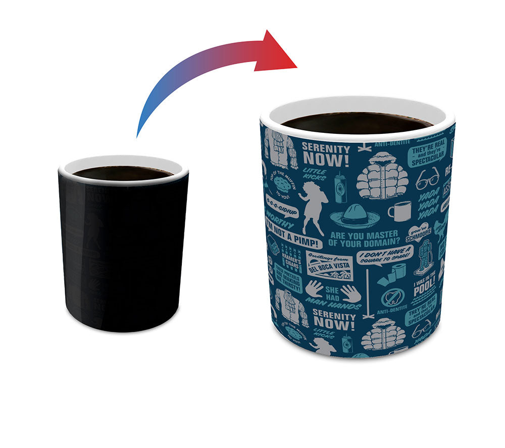 Seinfeld (Quote Collage) Morphing Mugs® Heat-Sensitive Mug MMUG1763