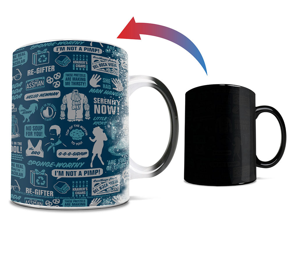 Seinfeld (Quote Collage) Morphing Mugs® Heat-Sensitive Mug MMUG1763