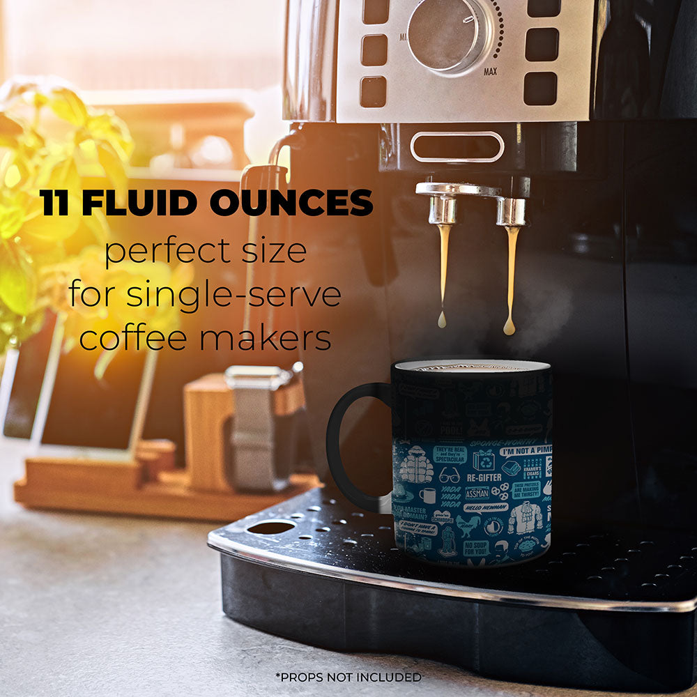 Seinfeld (Quote Collage) Morphing Mugs® Heat-Sensitive Mug MMUG1763