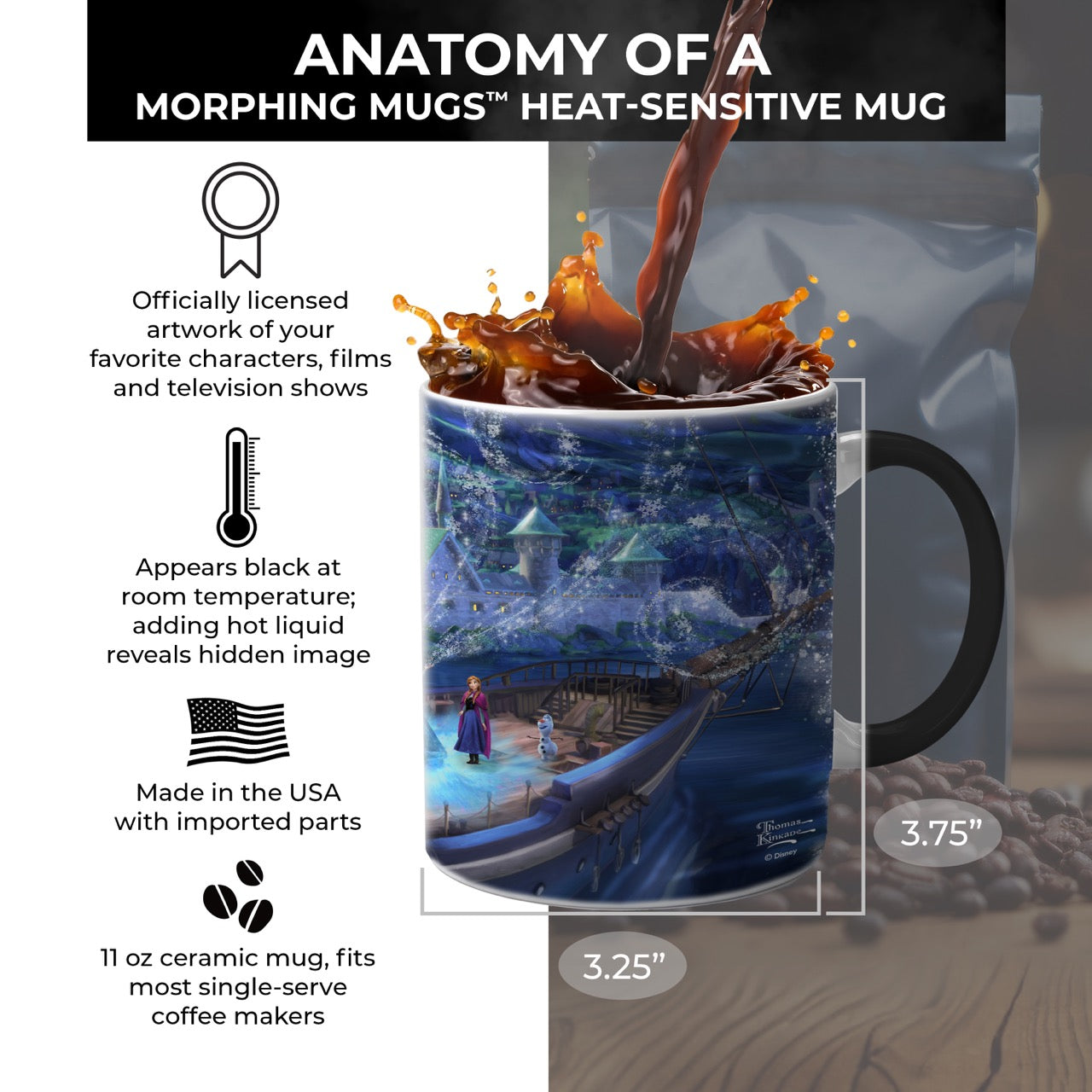 Disney (Frozen – Love and Magic) Morphing Mugs® Heat-Sensitive Mug MMUG1766