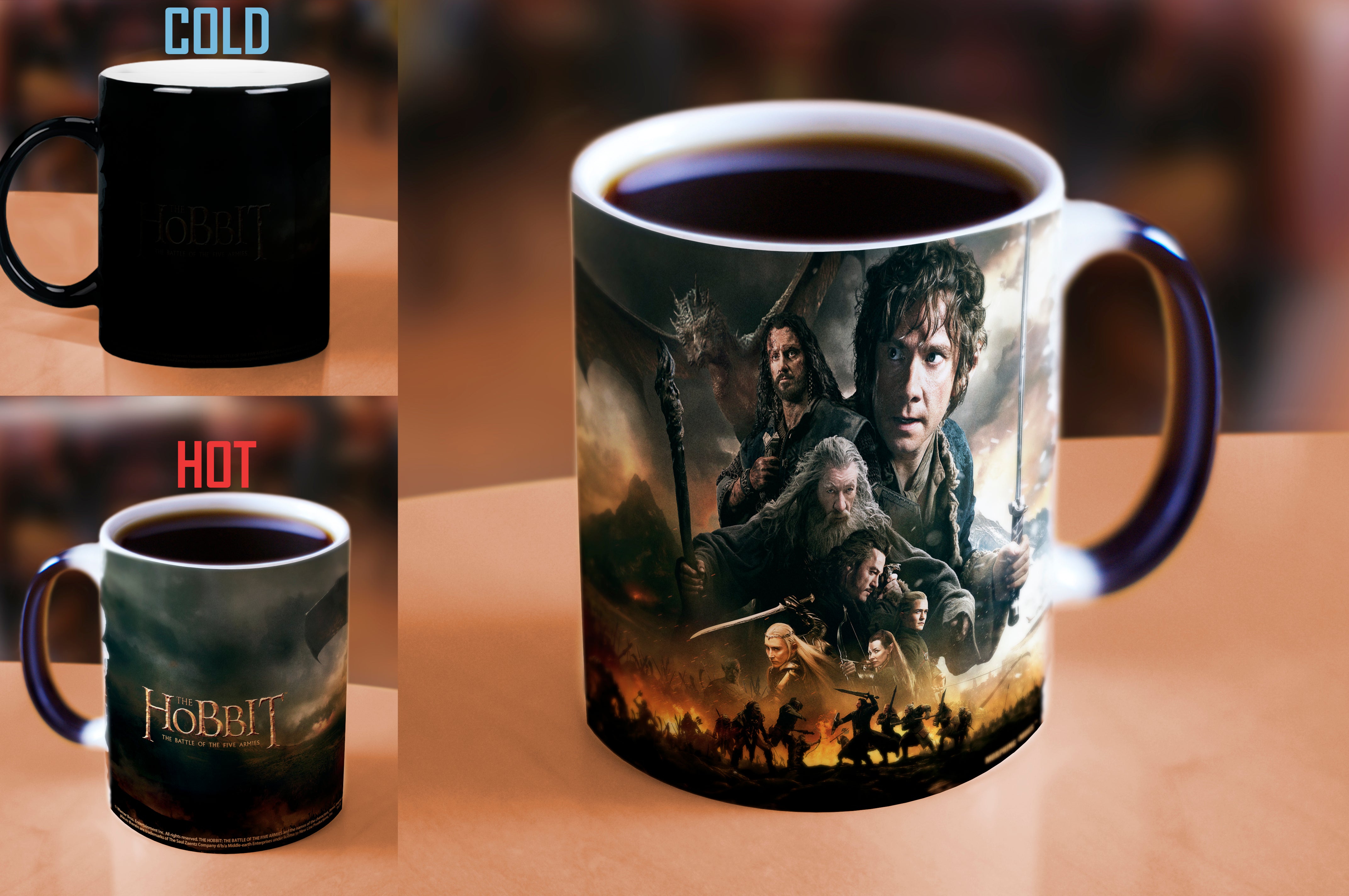 The Hobbit: The Battle of the Five Armies (Journeys End) Morphing Mugs® Heat-Sensitive Mug MMUG177