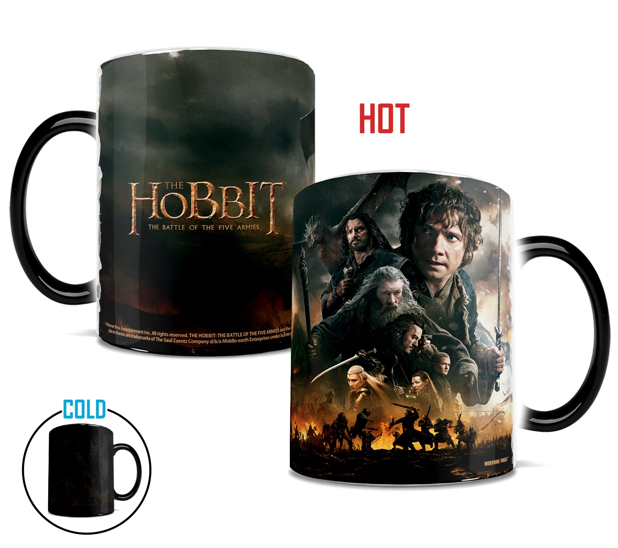 The Hobbit: The Battle of the Five Armies (Journeys End) Morphing Mugs® Heat-Sensitive Mug MMUG177