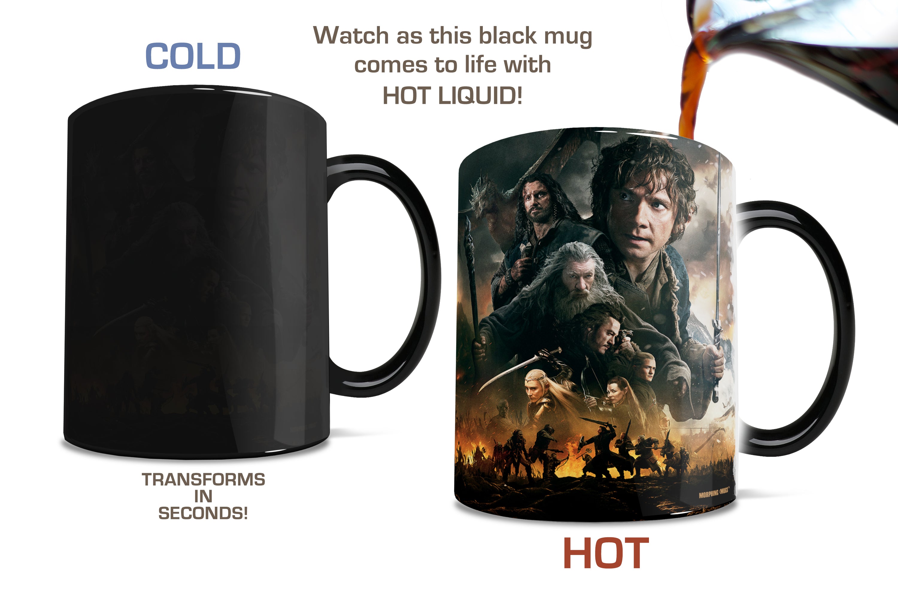 The Hobbit: The Battle of the Five Armies (Journeys End) Morphing Mugs® Heat-Sensitive Mug MMUG177