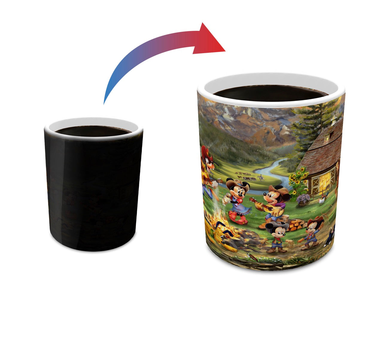 Disney (Mickey & Minnie Rocky Mountain Round-Up) Morphing Mugs® Heat-Sensitive Mug MMUG1780