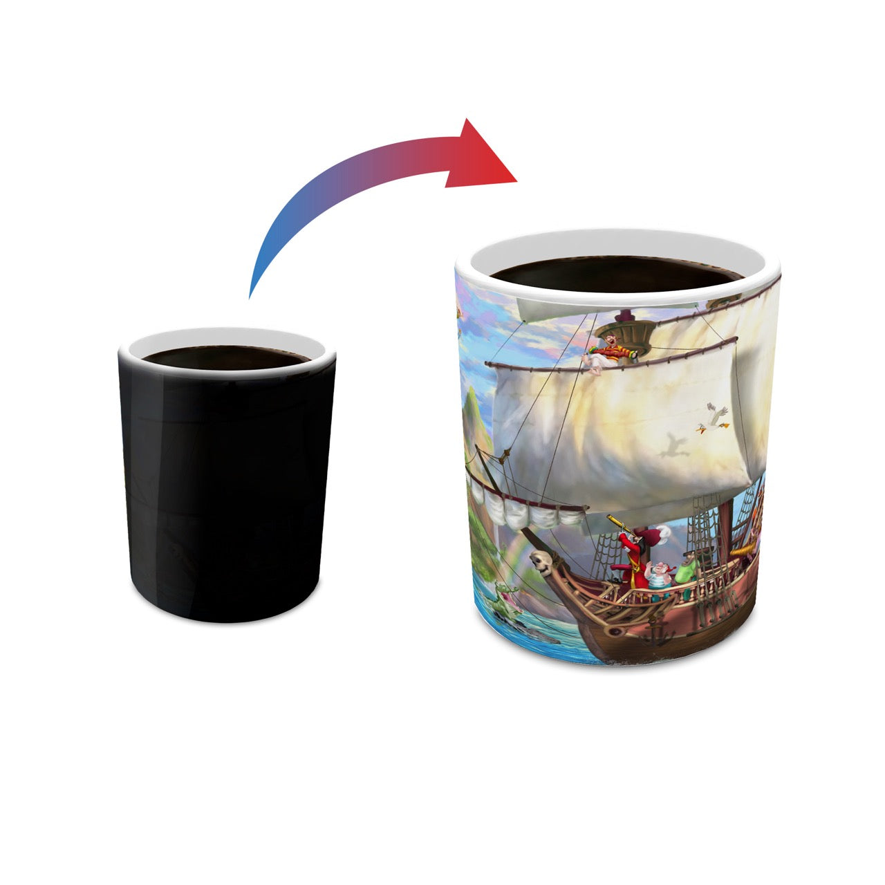 Disney (Captain Hook's Never Land Voyage) Morphing Mugs® Heat-Sensitive Mug MMUG1791