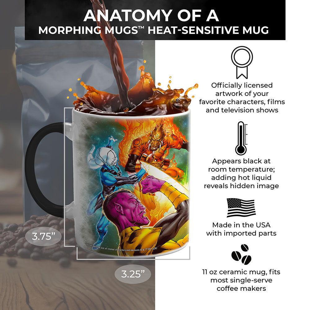 DC Comics Green Lantern (Lantern Corps) 11 oz Morphing Mugs® Heat-Sensitive Mug MMUG1812