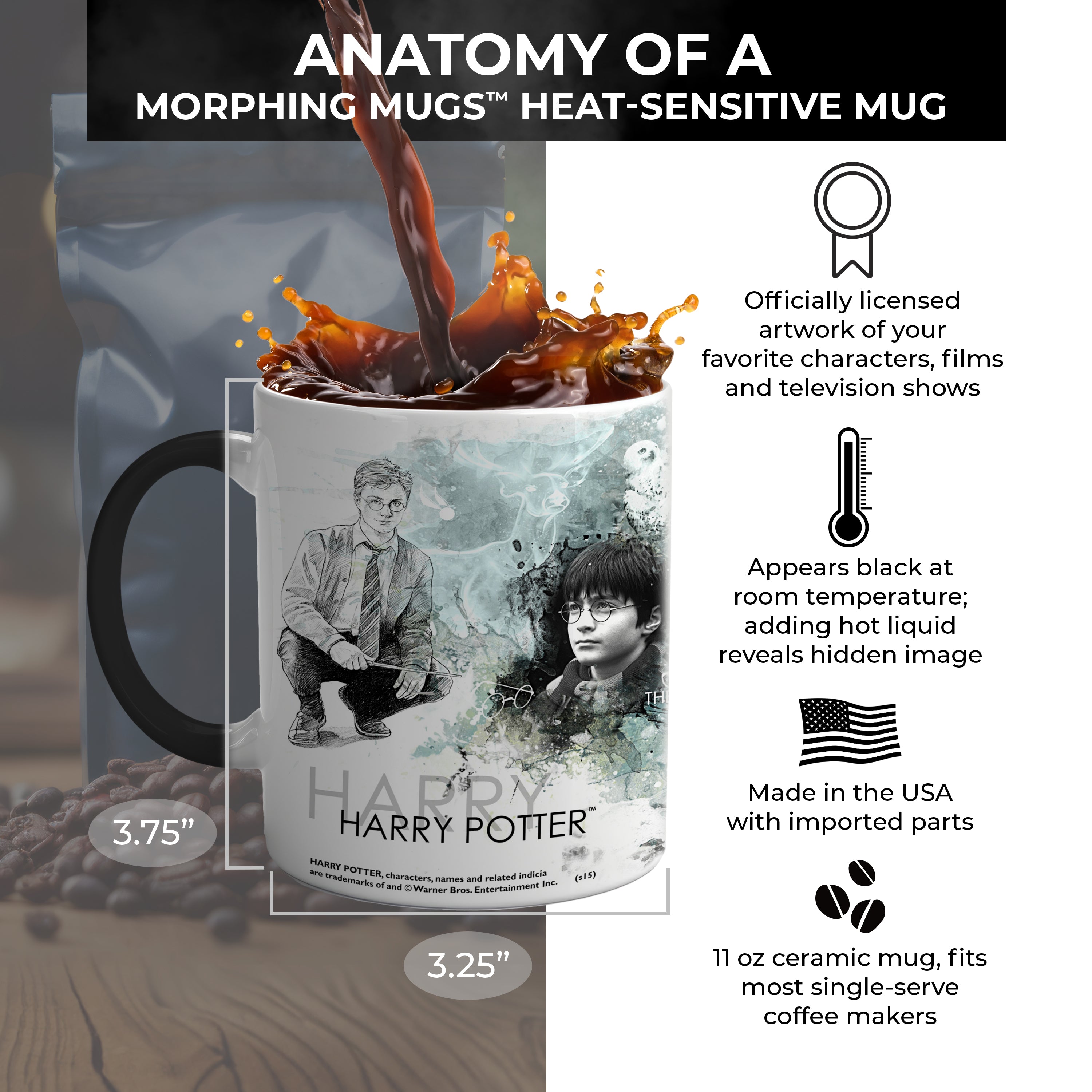 Harry Potter (Harry) Morphing Mugs® Heat Sensitive Mug MMUG181