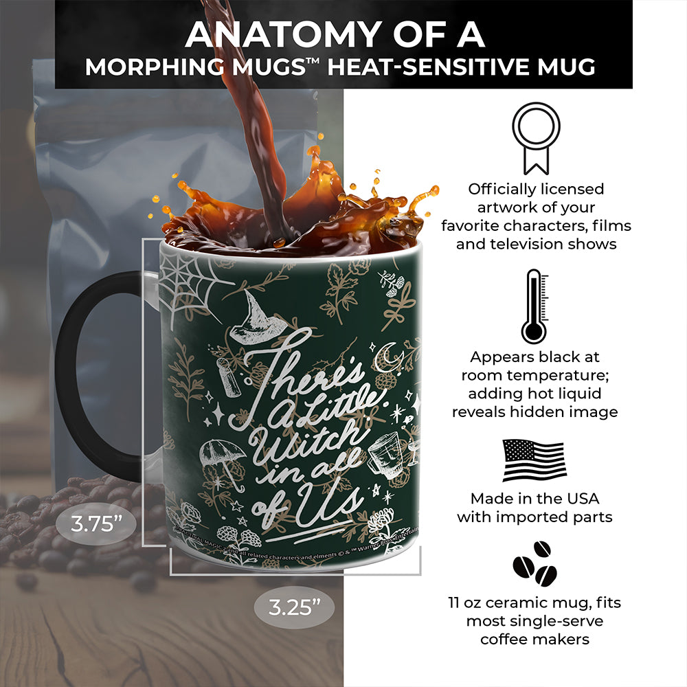 Practical Magic 2 (Witchy Botanical) 11 oz Morphing Mugs® Heat-Sensitive Mug MMUG1830