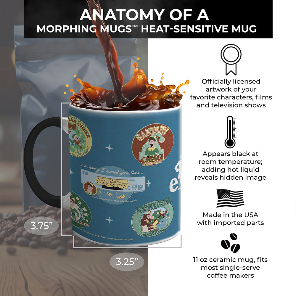 Elf (Holiday Phrases) 11 oz Morphing Mugs® Heat-Sensitive Mug MMUG1832