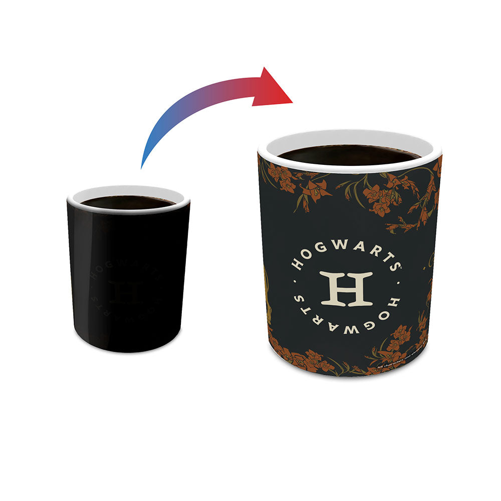 Harry Potter (Gryffindor Lion Floral) 11 oz Morphing Mugs® Heat-Sensitive Mug MMUG1834