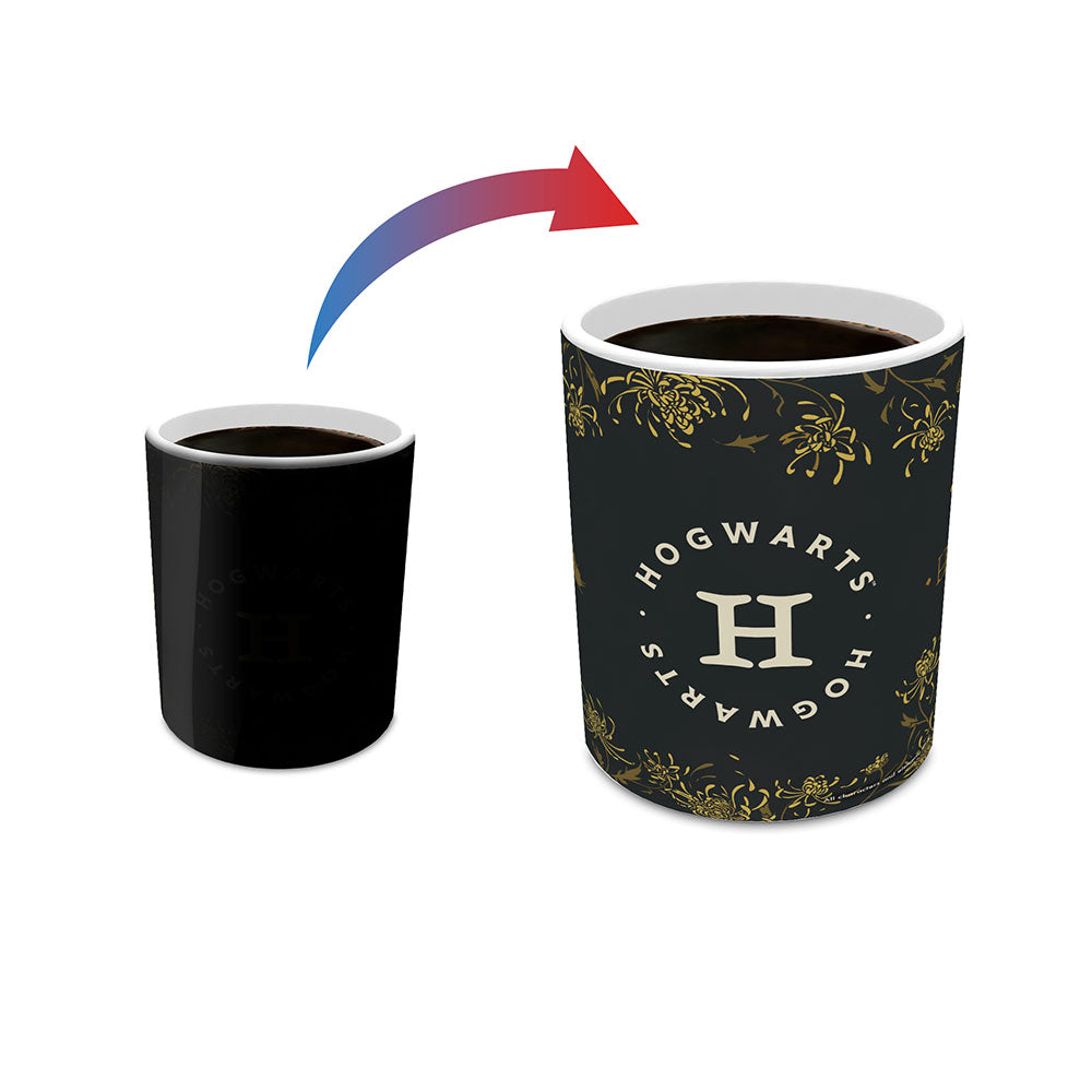 Harry Potter (Hufflepuff Floral) 11 oz Morphing Mugs® Heat-Sensitive Mug MMUG1835