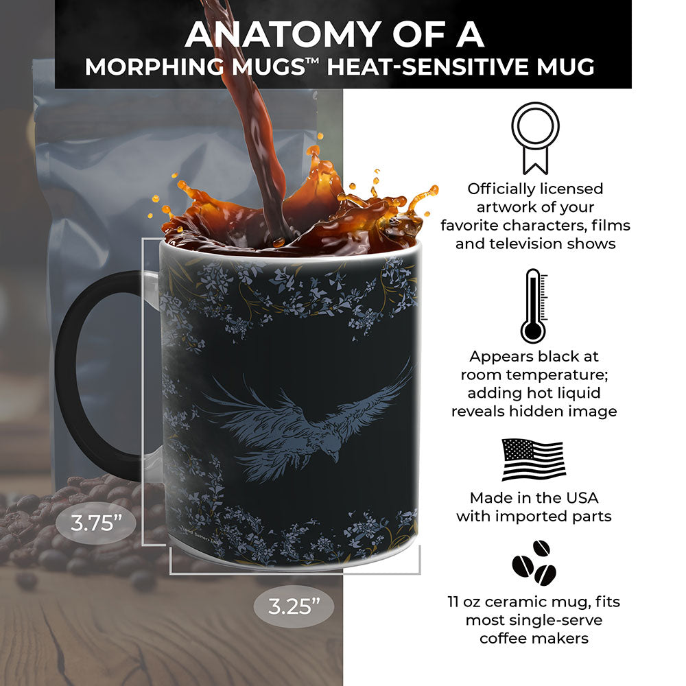Harry Potter (Ravenclaw Floral) 11 oz Morphing Mugs® Heat-Sensitive Mug MMUG1836