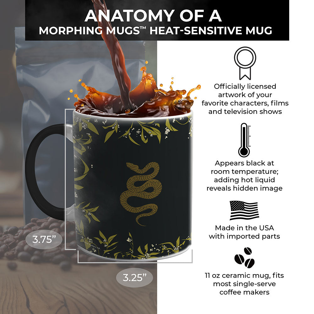 Harry Potter (Slytherin Floral) 11 oz Morphing Mugs® Heat-Sensitive Mug MMUG1837