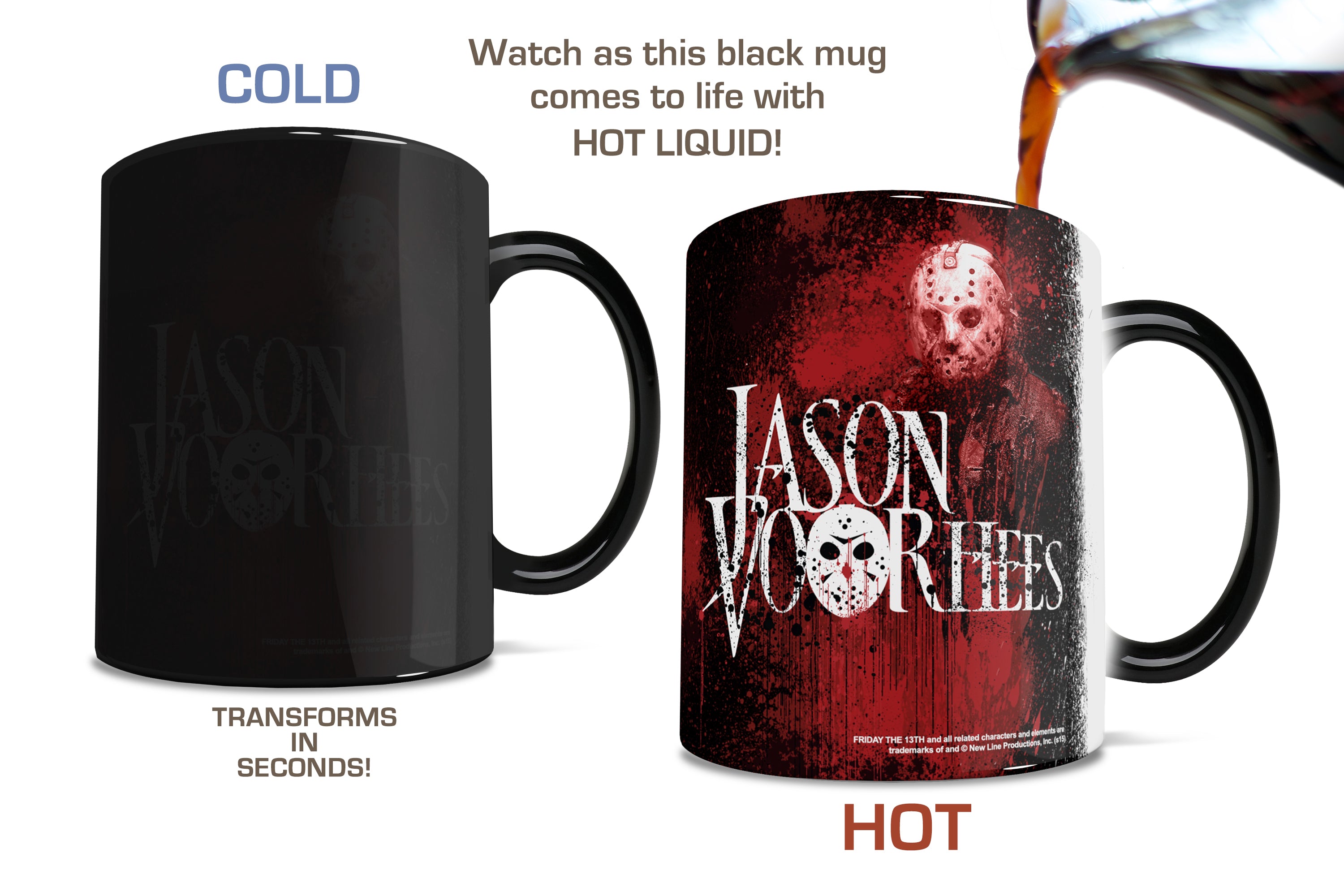 Friday the 13th (Jason) Morphing Mugs® Heat-Sensitive Mug MMUG186