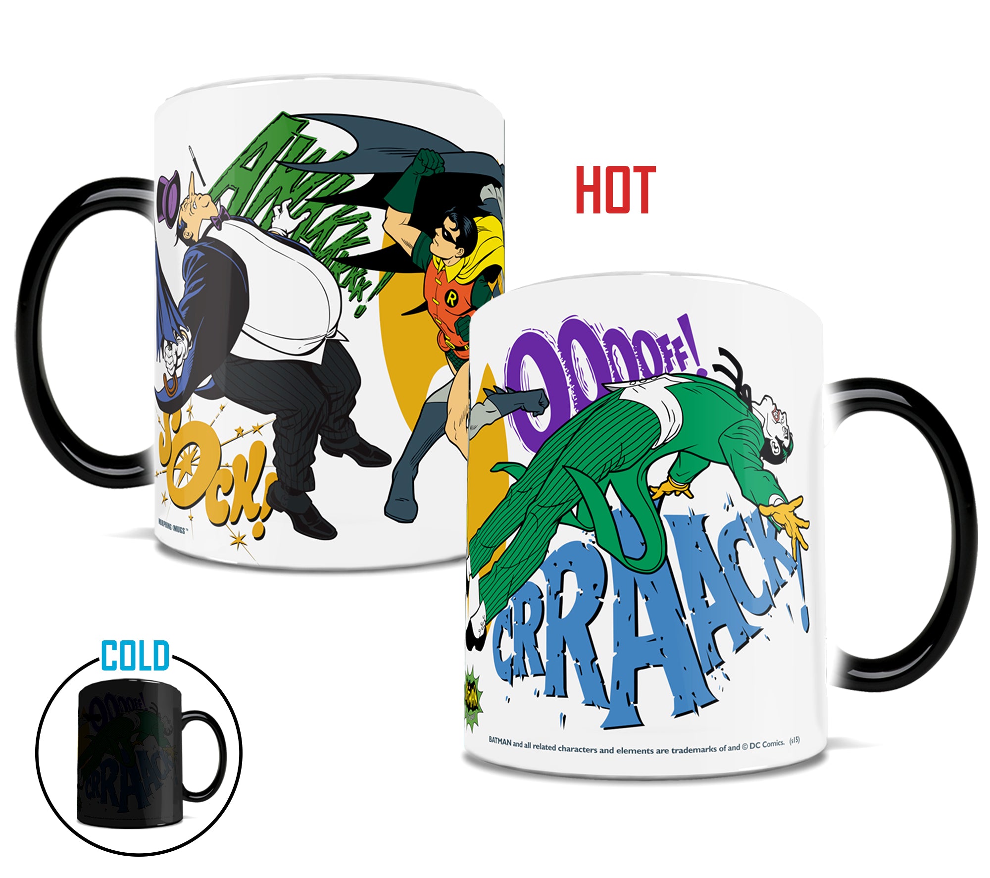 DC Comics (Batman: Classic TV Series - Double Justice) Morphing Mugs® Heat-Sensitive Mug MMUG187